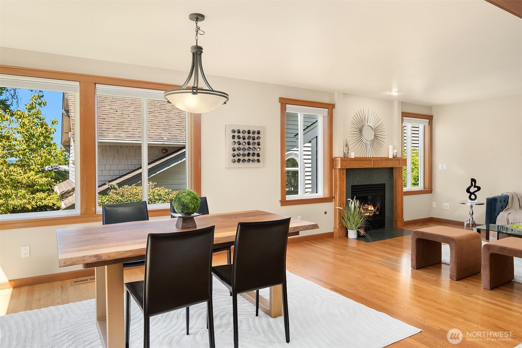 Main floor dining area