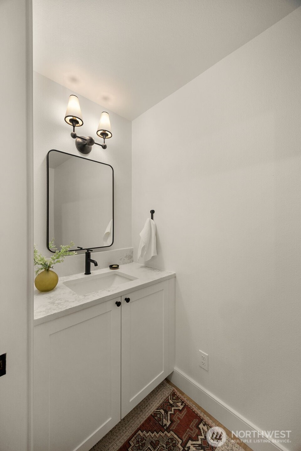 Lower level 1/2 bath in utility room.