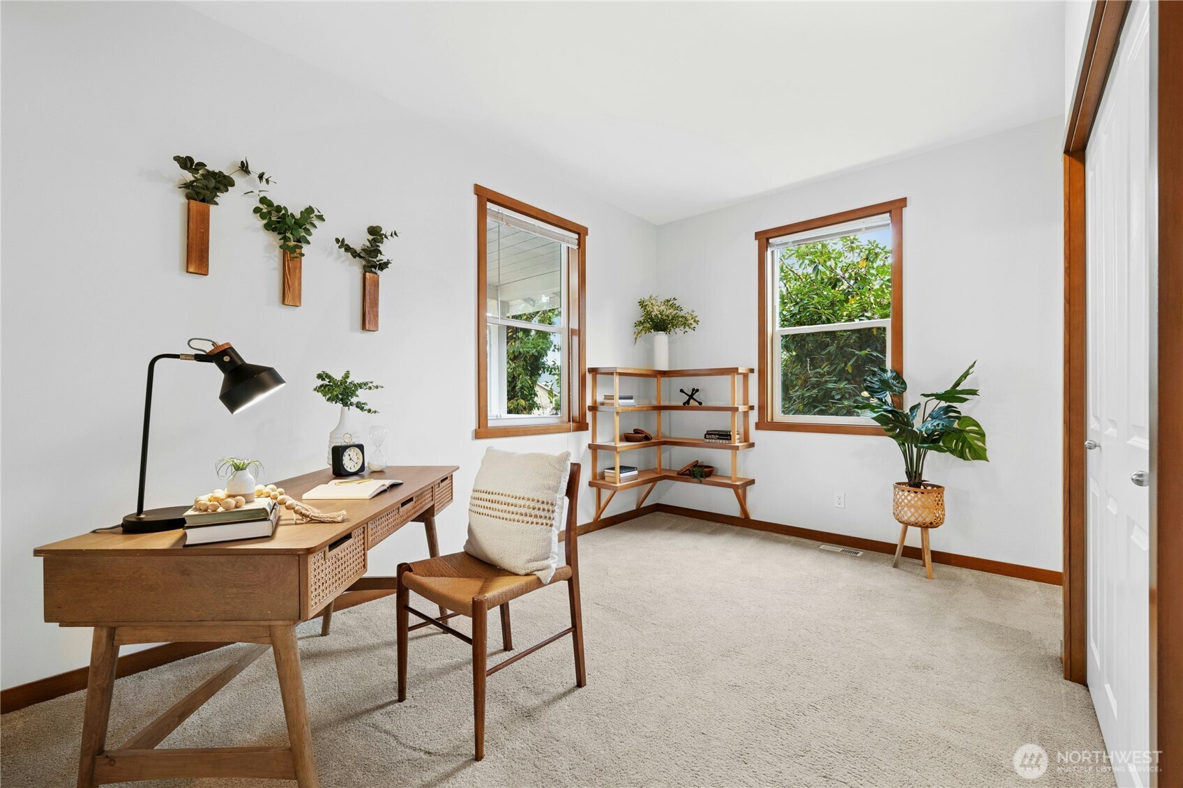 Main level bedroom with ensuite bath or Office