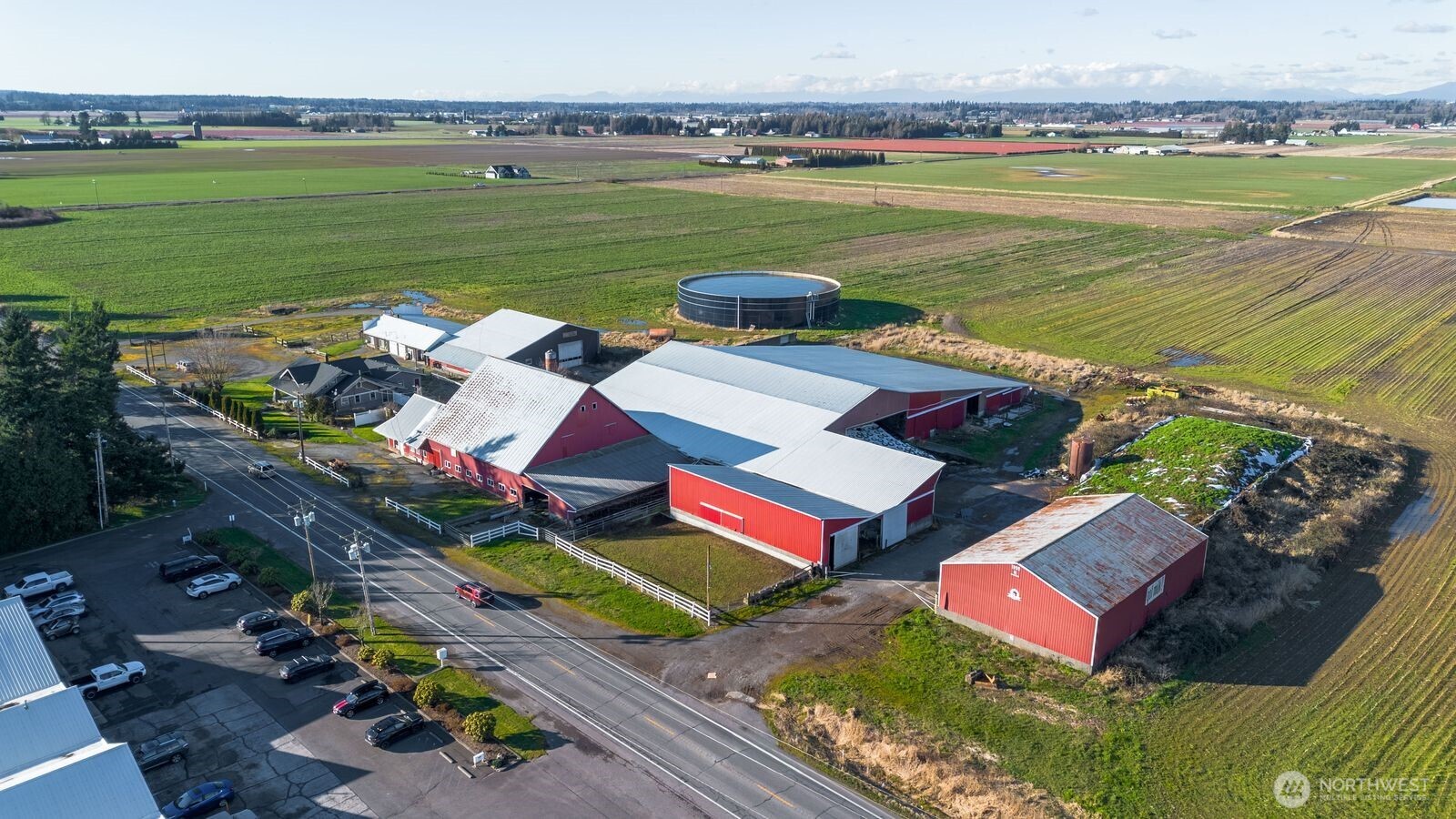 This was a working dairy for many years.  The infostructure is still in place for farming opportunity.