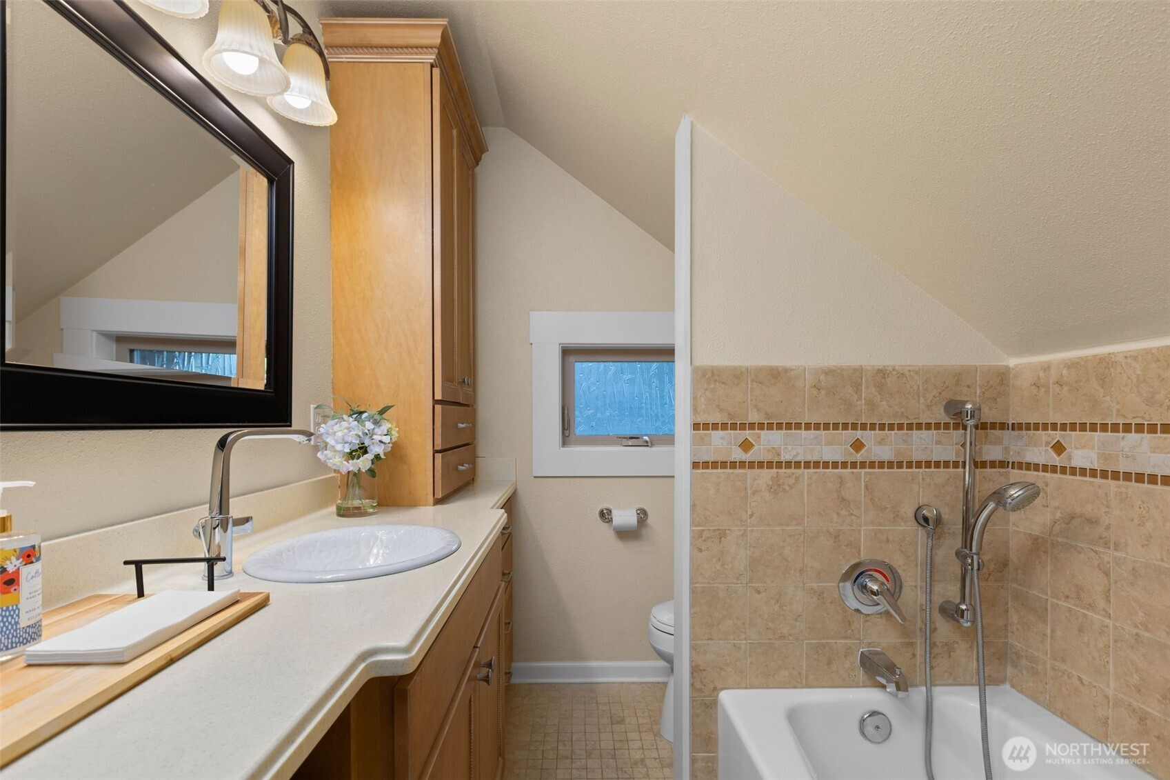 Plenty of counter-space and storage.