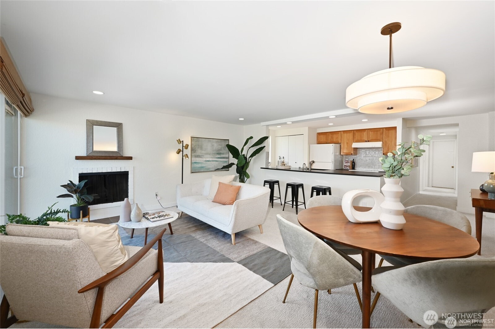 Plenty of room for a large dining table