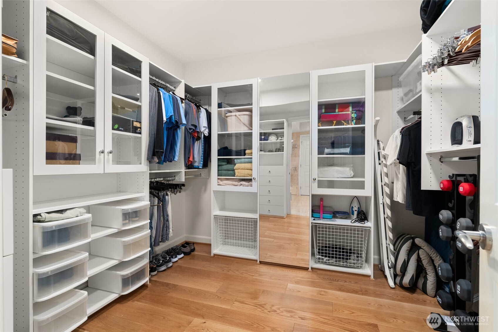 Primary walk-in closet