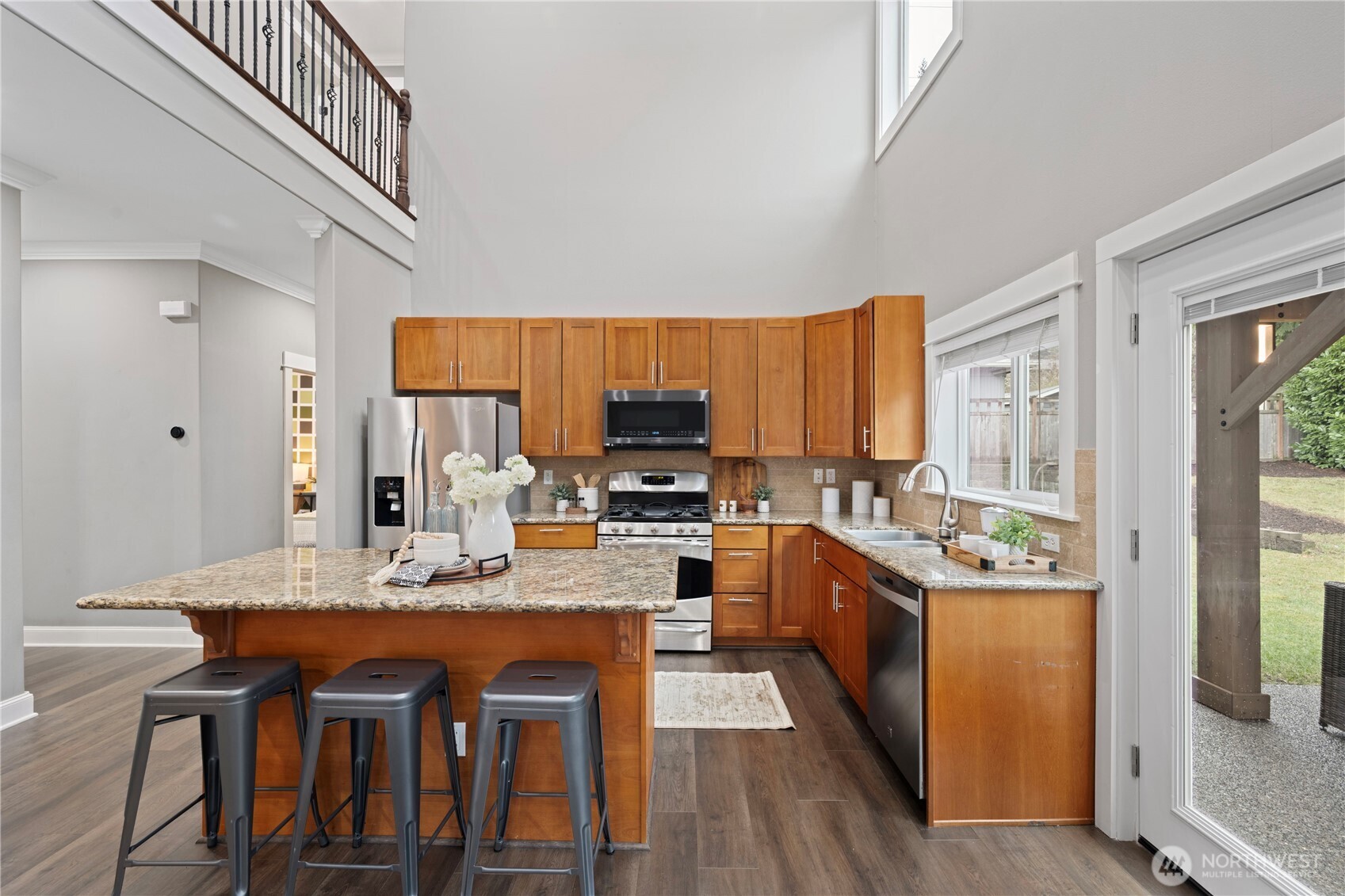 Enjoy seamless indoor-outdoor under the covered gazebo.  Perfect for entertaining & relaxing.