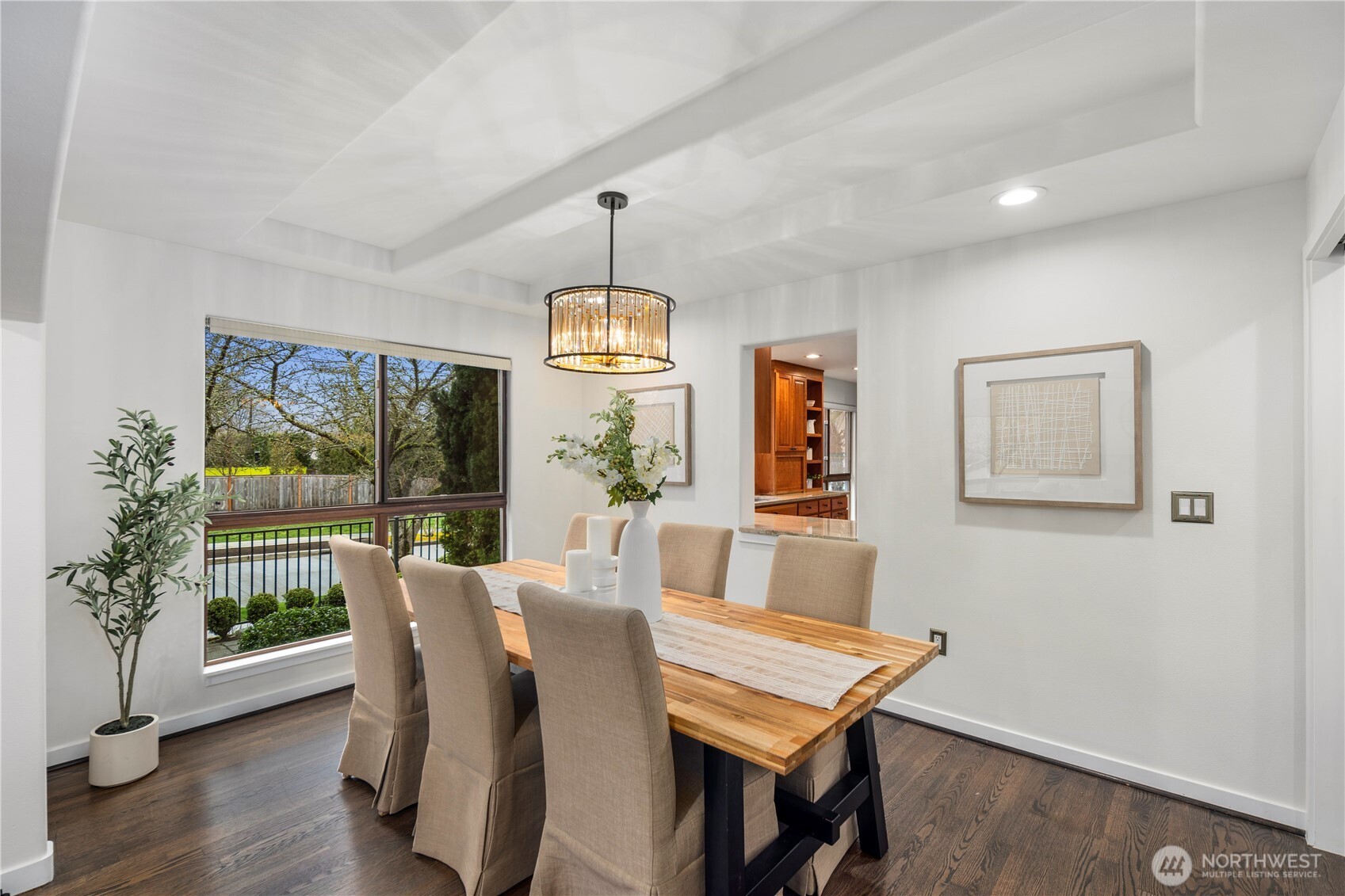 Formal dining room perfectly suited for hosting memorable dinners and celebrations.