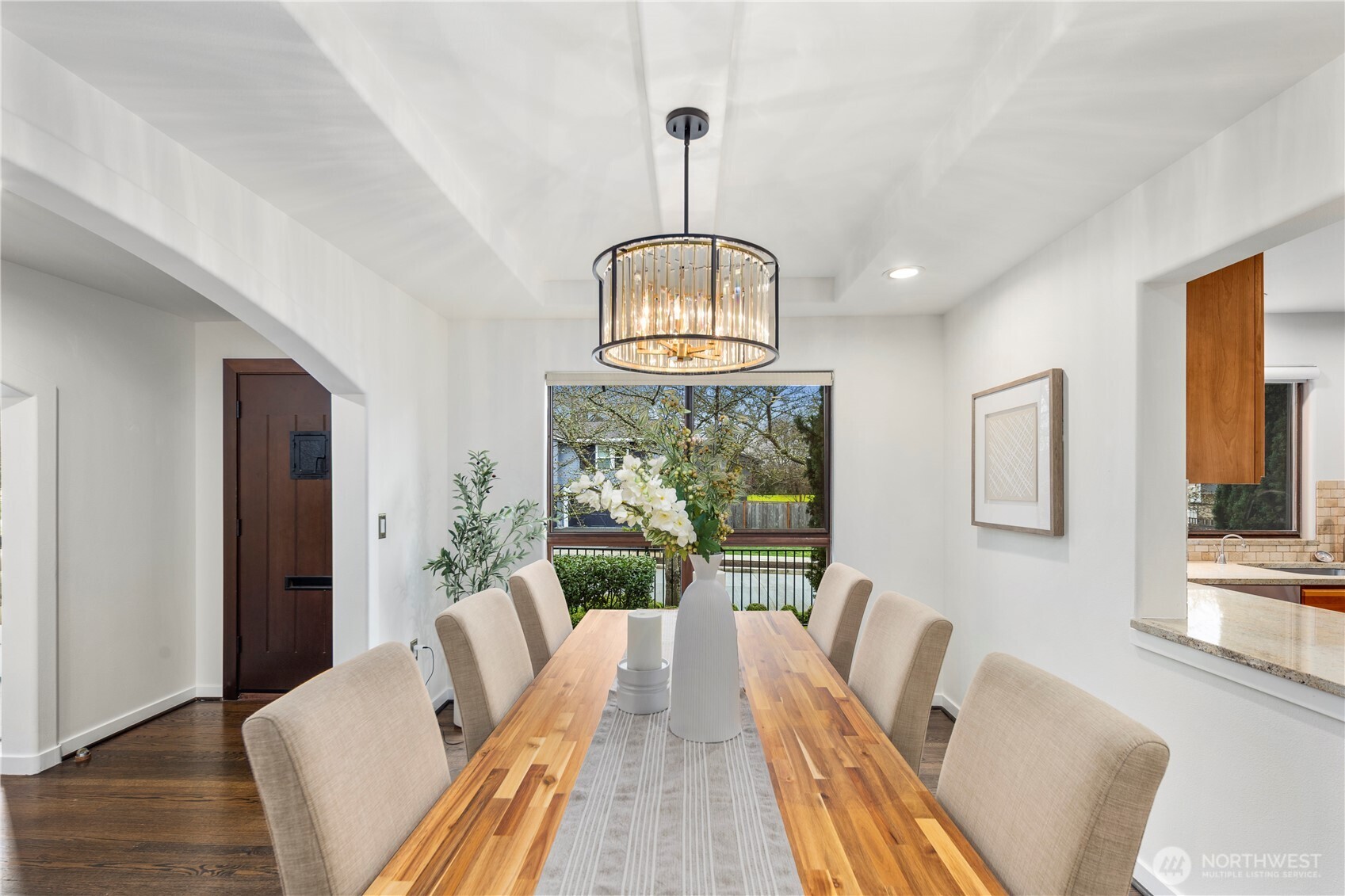Formal dining room perfectly suited for hosting memorable dinners and celebrations.