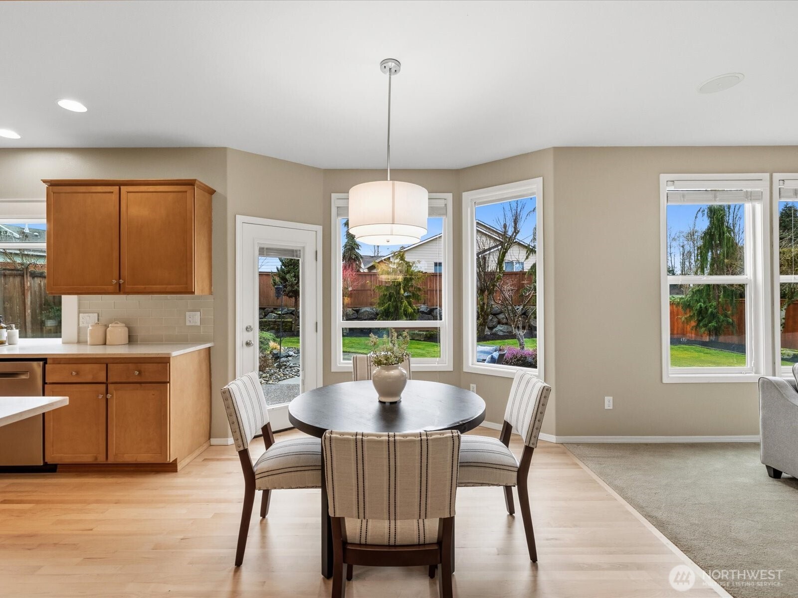 Lots of storage and counter space, including walk-in pantry.