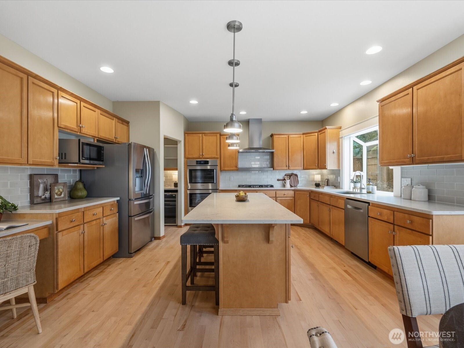 Open, functional floorplan with flexible room usage.