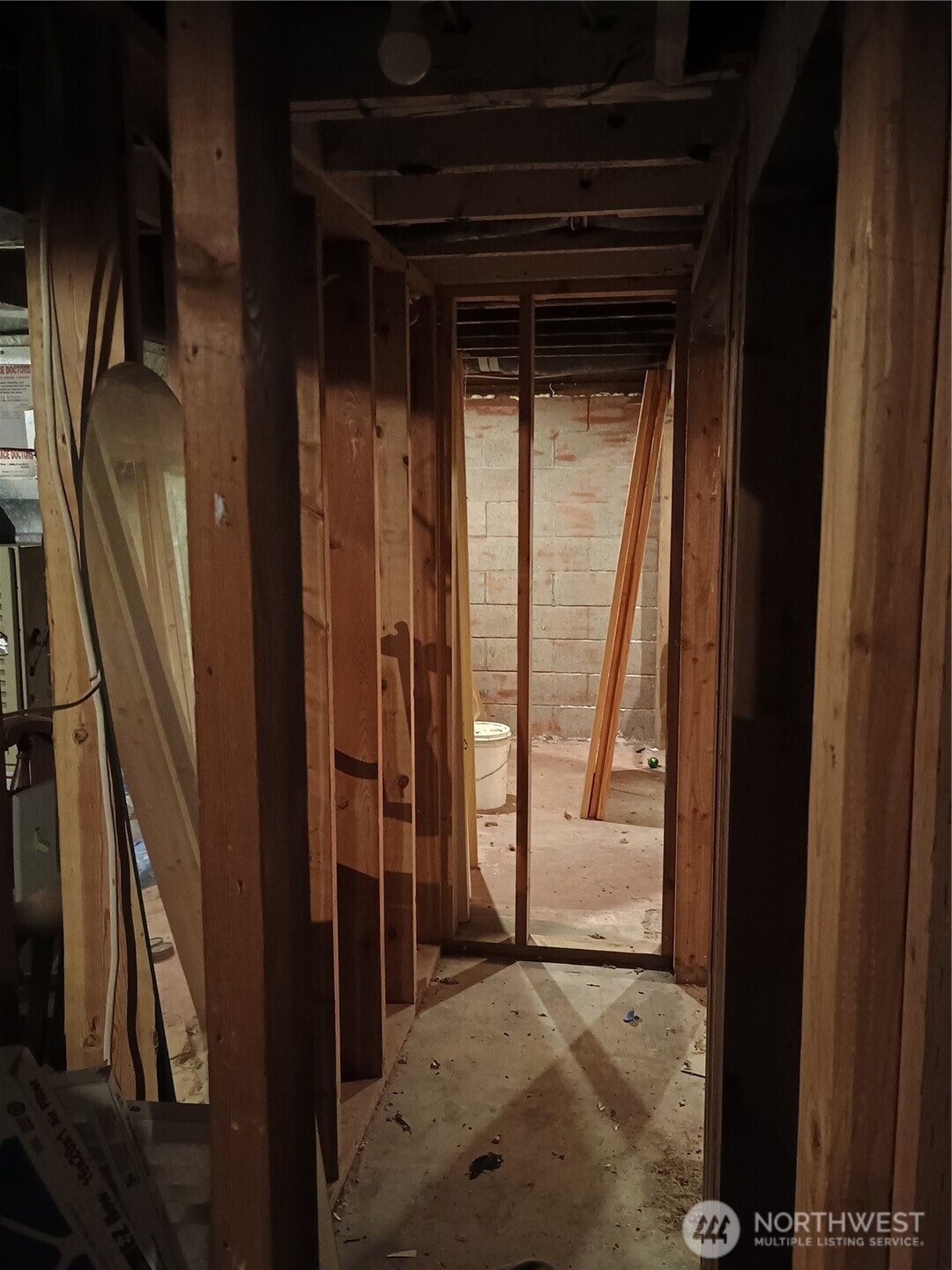 Basement with framing for guests or ADU?