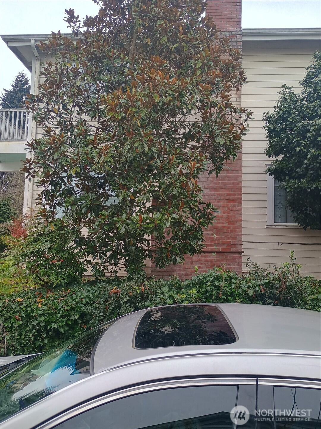 N side 2908 Exterior wall and FP chimney