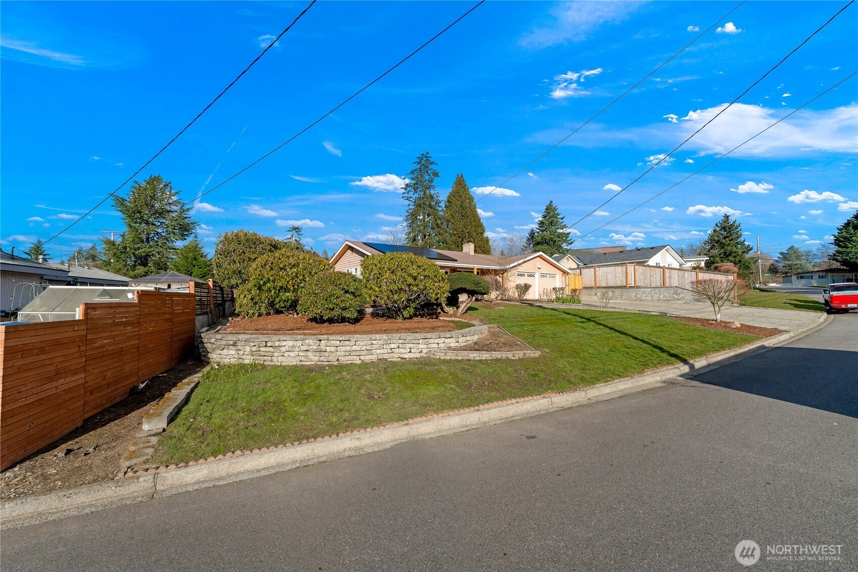 Another angle of the front yard