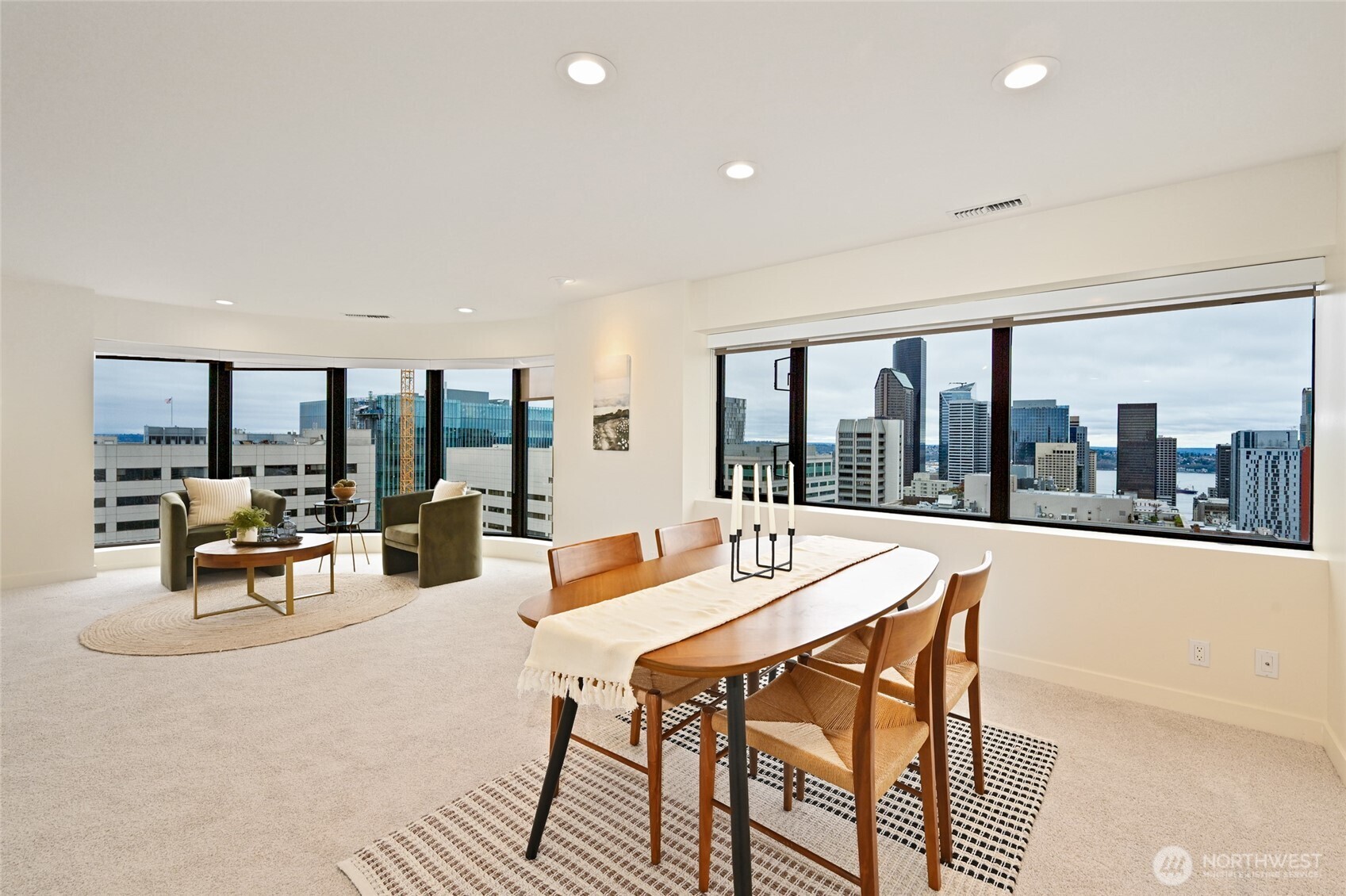 views from dining area