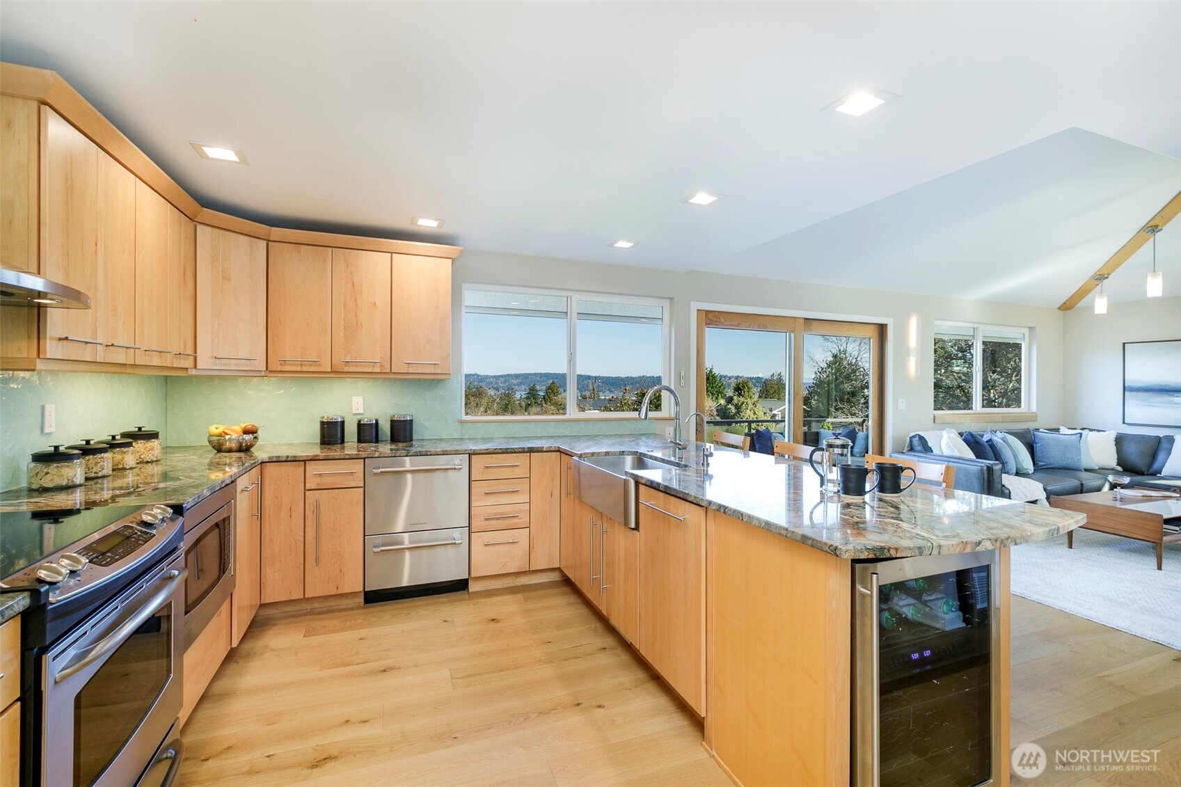 Kitchen with Views