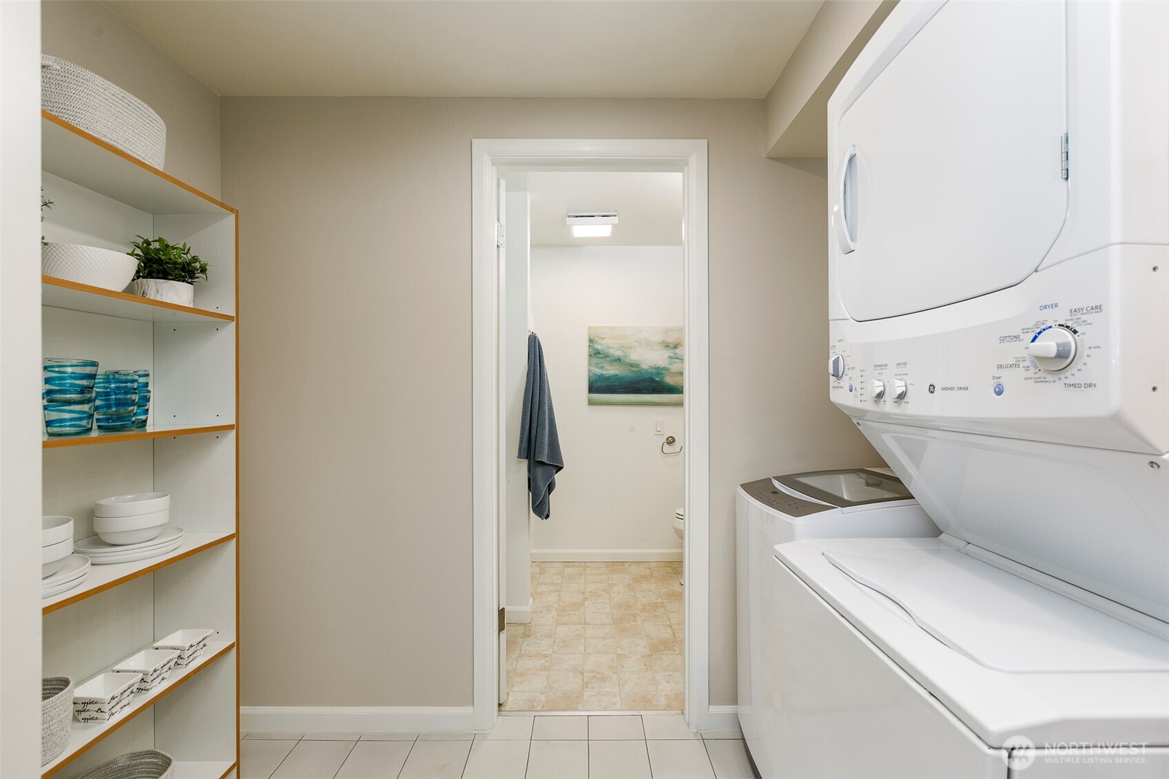 Lower Level Apartment Laundry Area