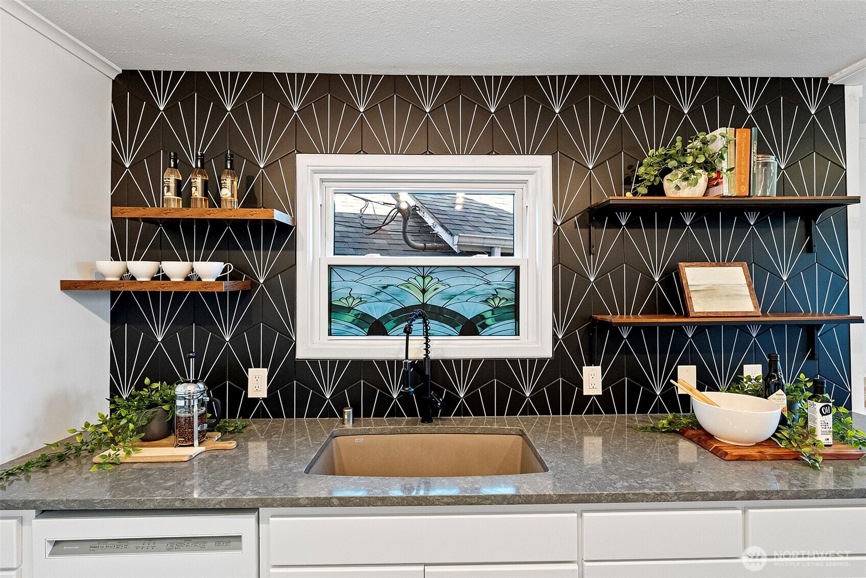 Tastefully updated kitchen.