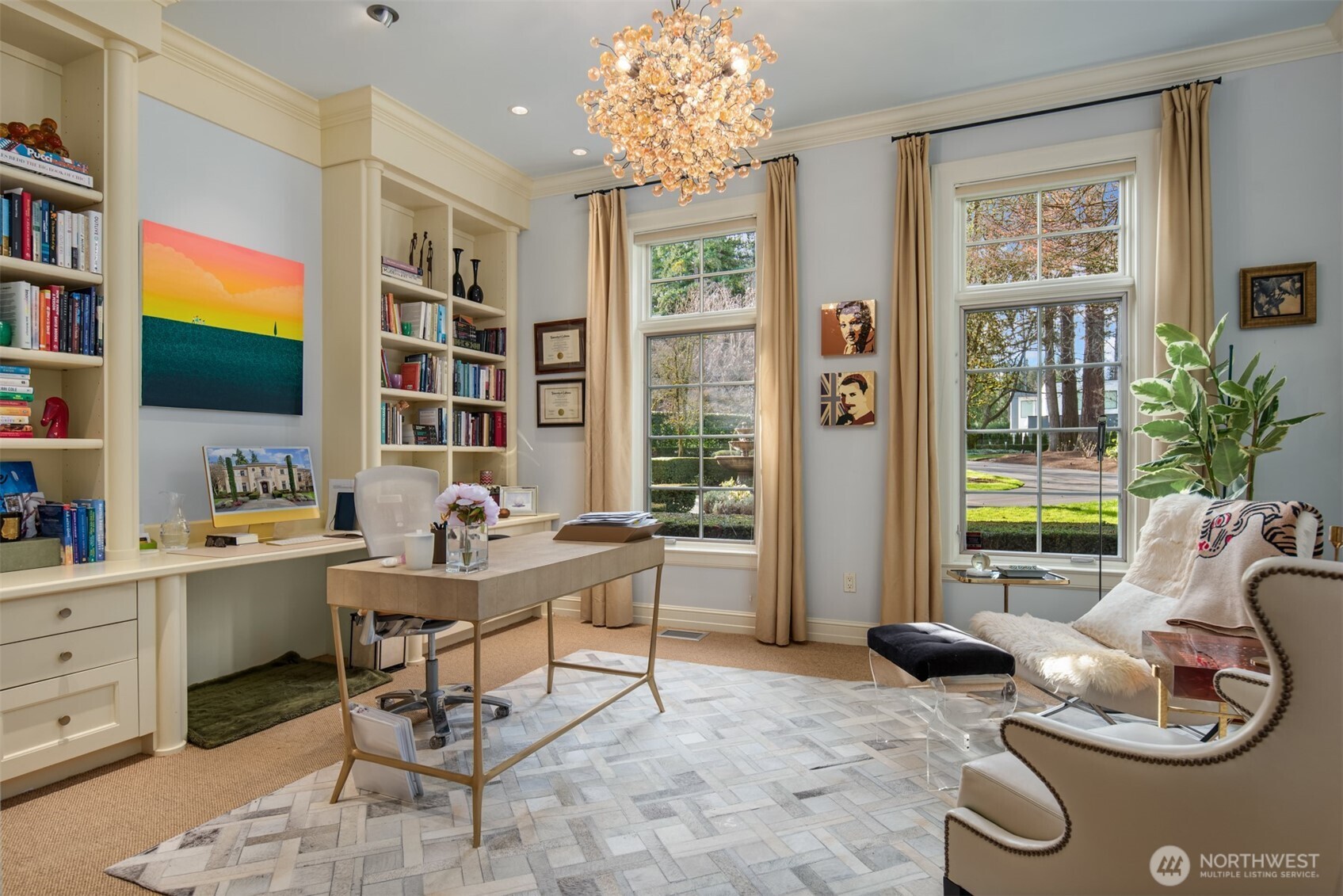 Main level guest suite or second office.