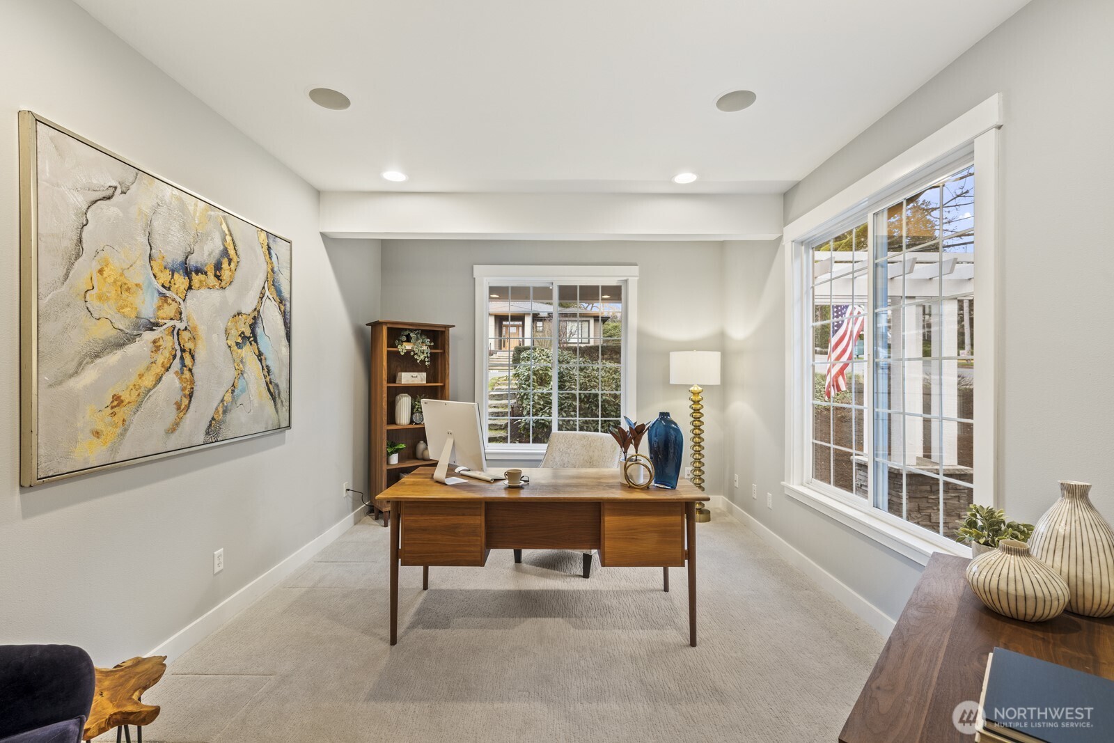 A main floor office gives you a dedicated space for remote work or learning - or use it as a guest space!