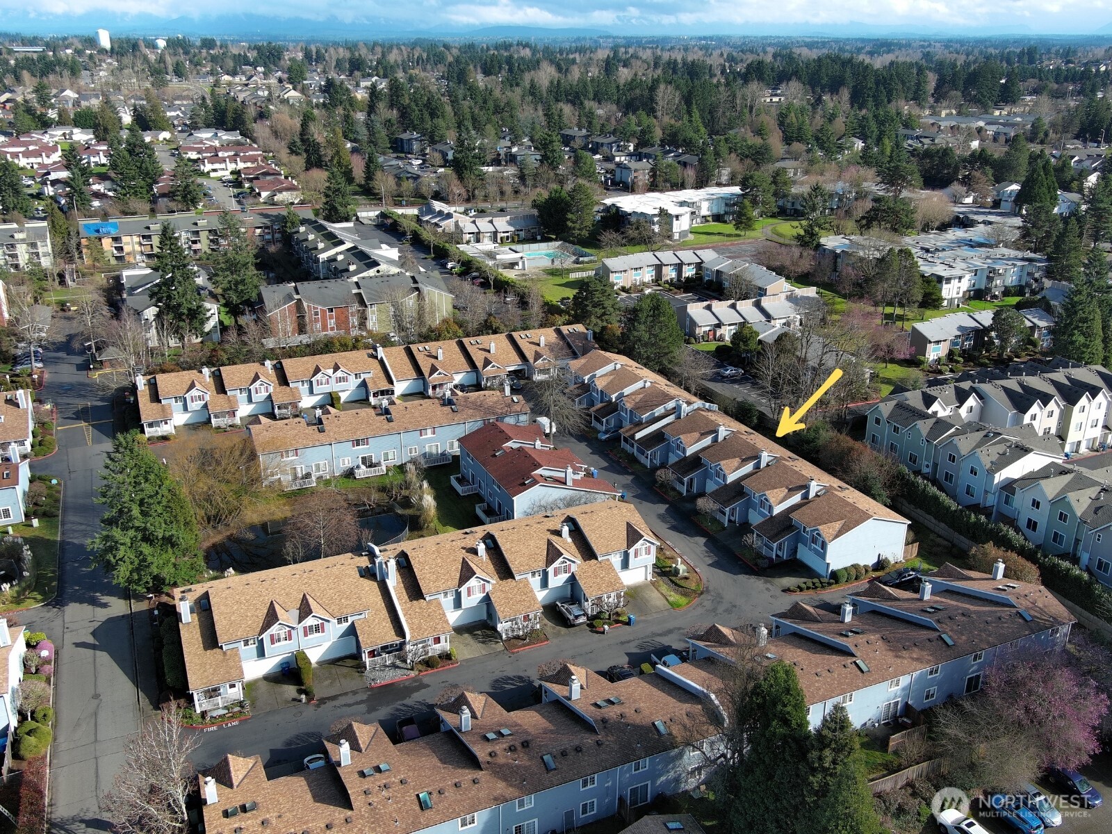 HOA dues are $463 per month and include water, sewer, landscaping and exterior maintenance.