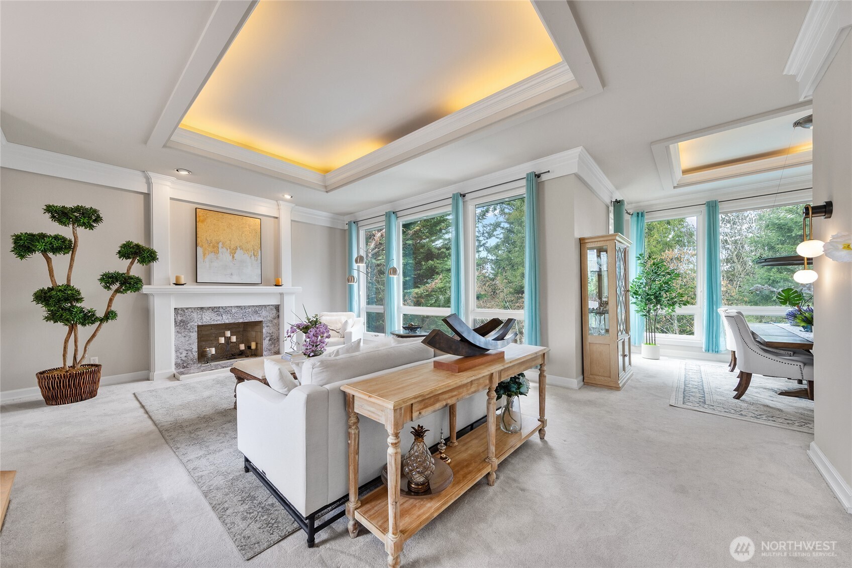 Dining Room & Living Room