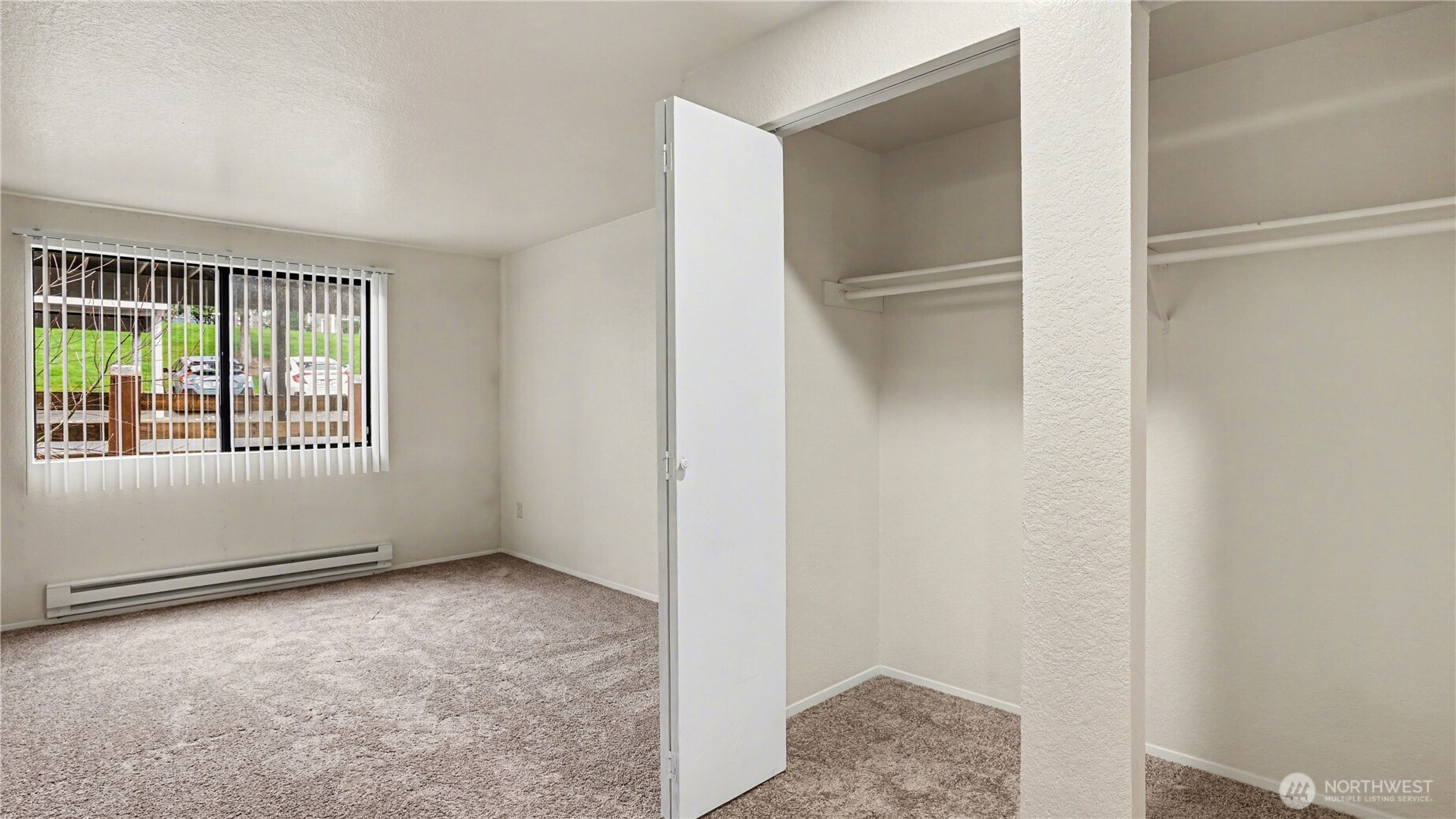 Primary features a large closet and full bath.