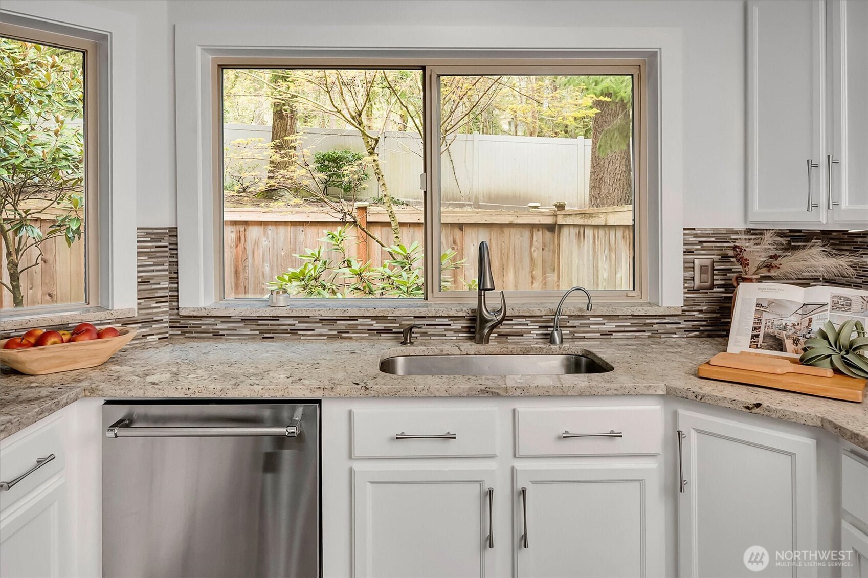 Abundant and sun filled windows…..