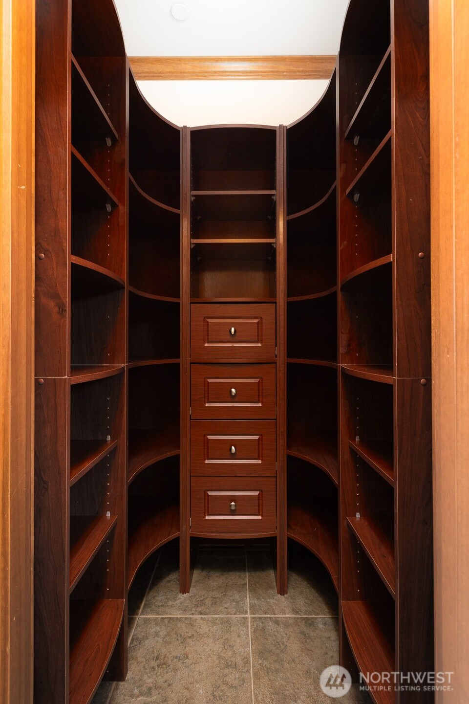 Pantry next to kitchen