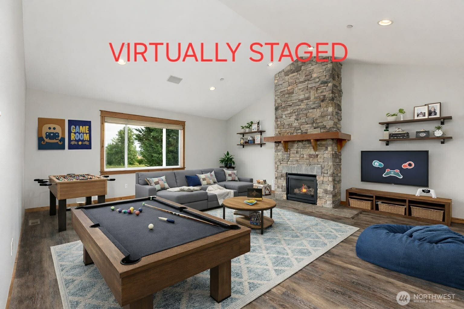 Bonus Room, Virtually Staged.