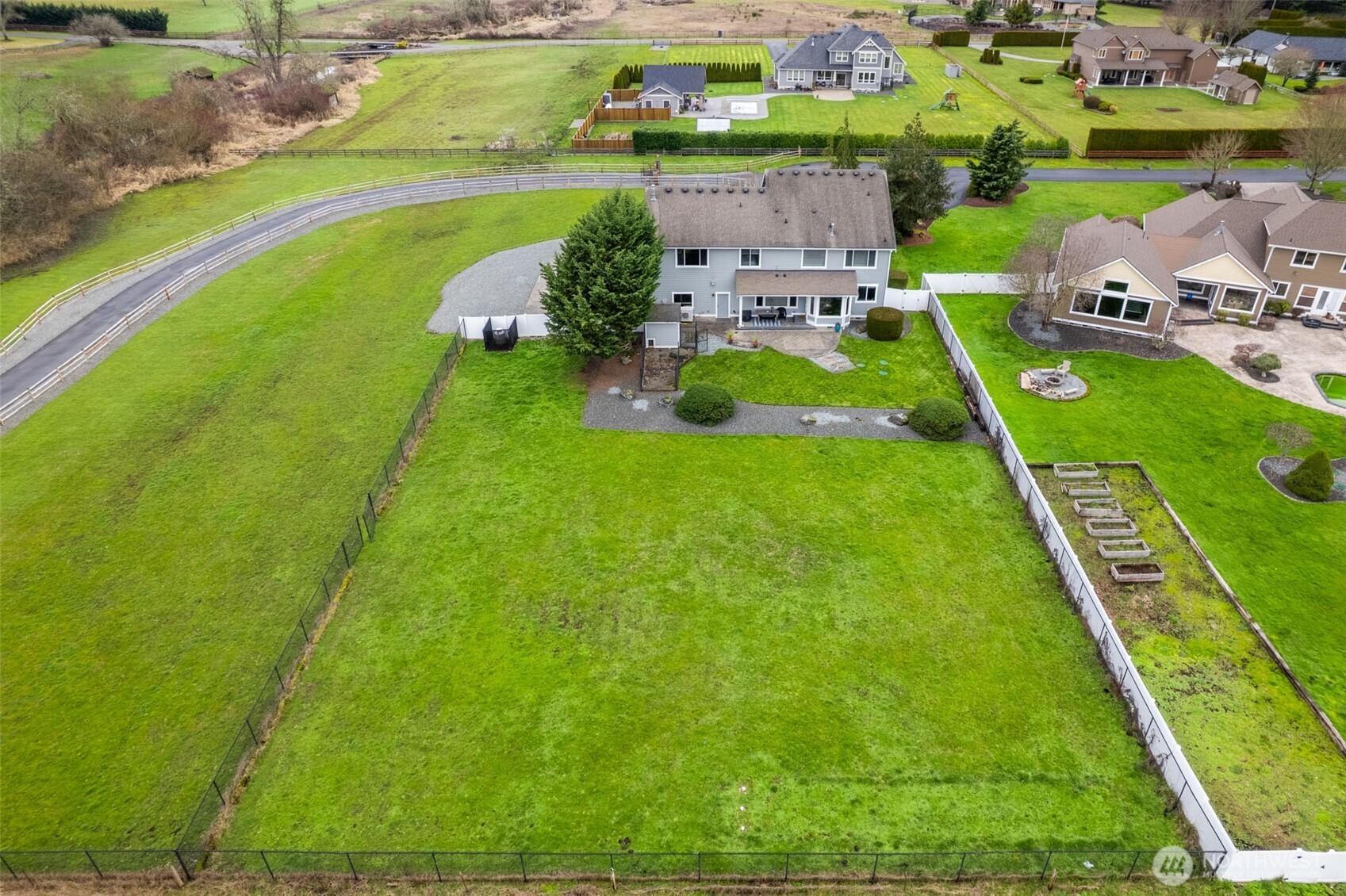 Huge backyard