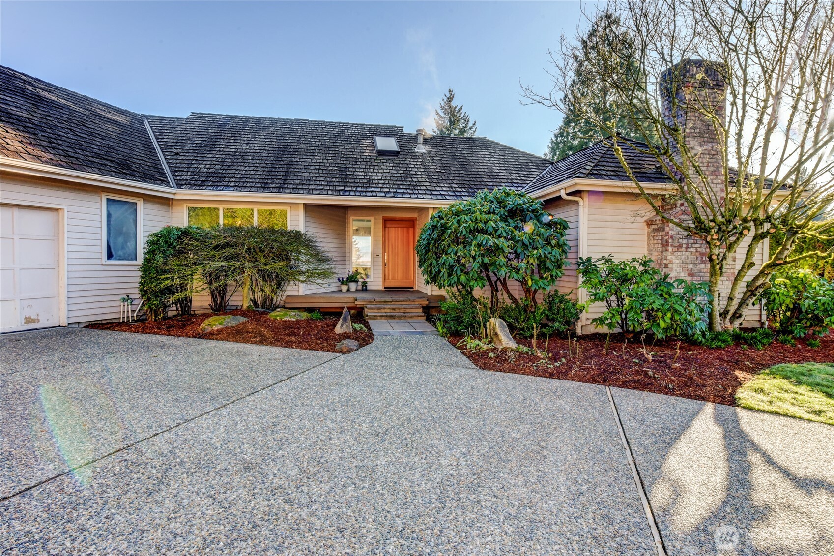 Striking Mountain Views as you enter the community and drive up to the home.  Views from most rooms in the home.