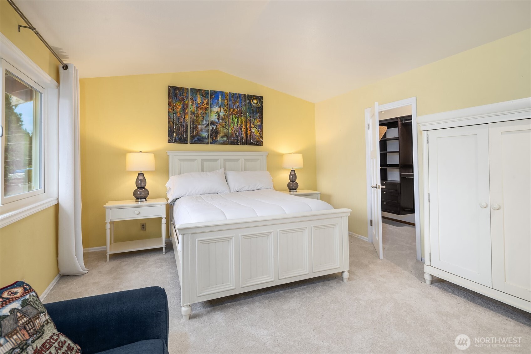 Primary Bedroom with walk-in closet