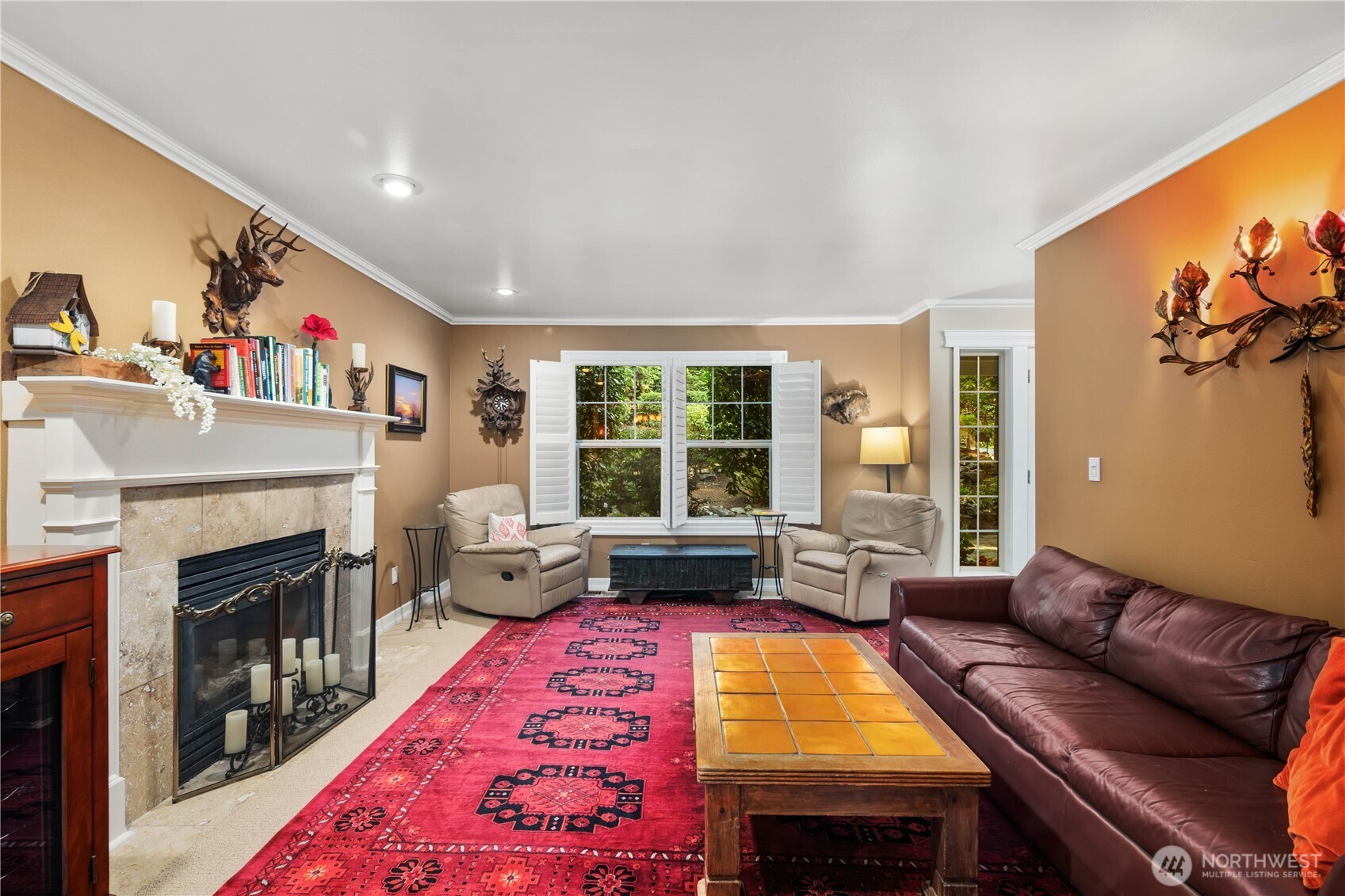 Spacious island kitchen flows seamlessly into the dining room, perfect for hosting and everyday living.