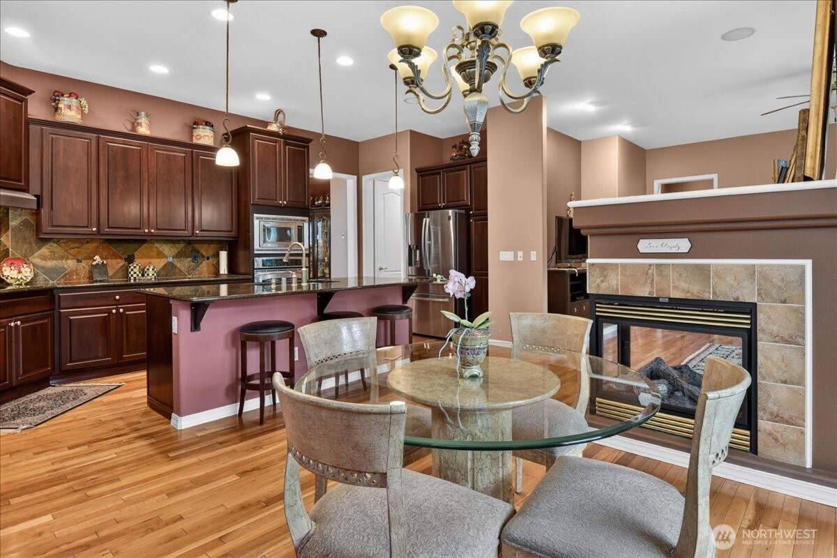 Comfortably Convenient to the Kitchen Area.
