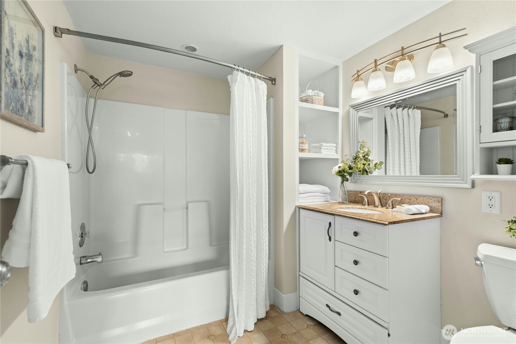 Updated full bath