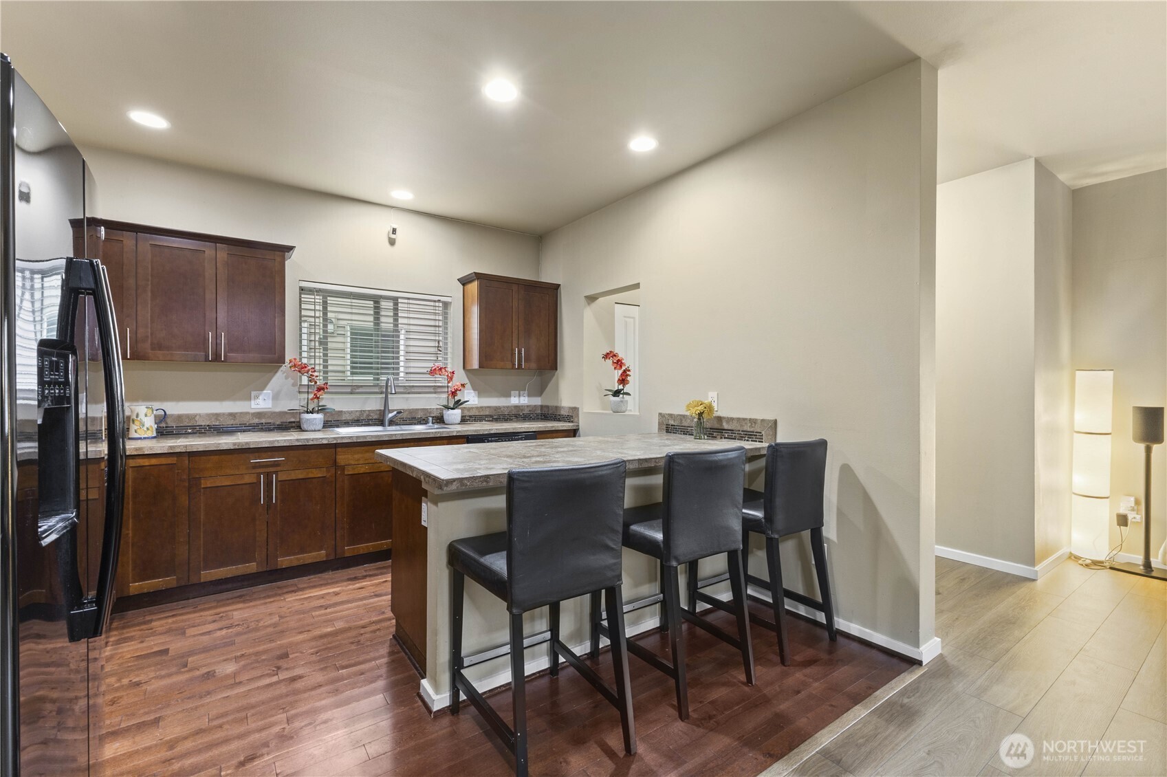 Open concept kitchen