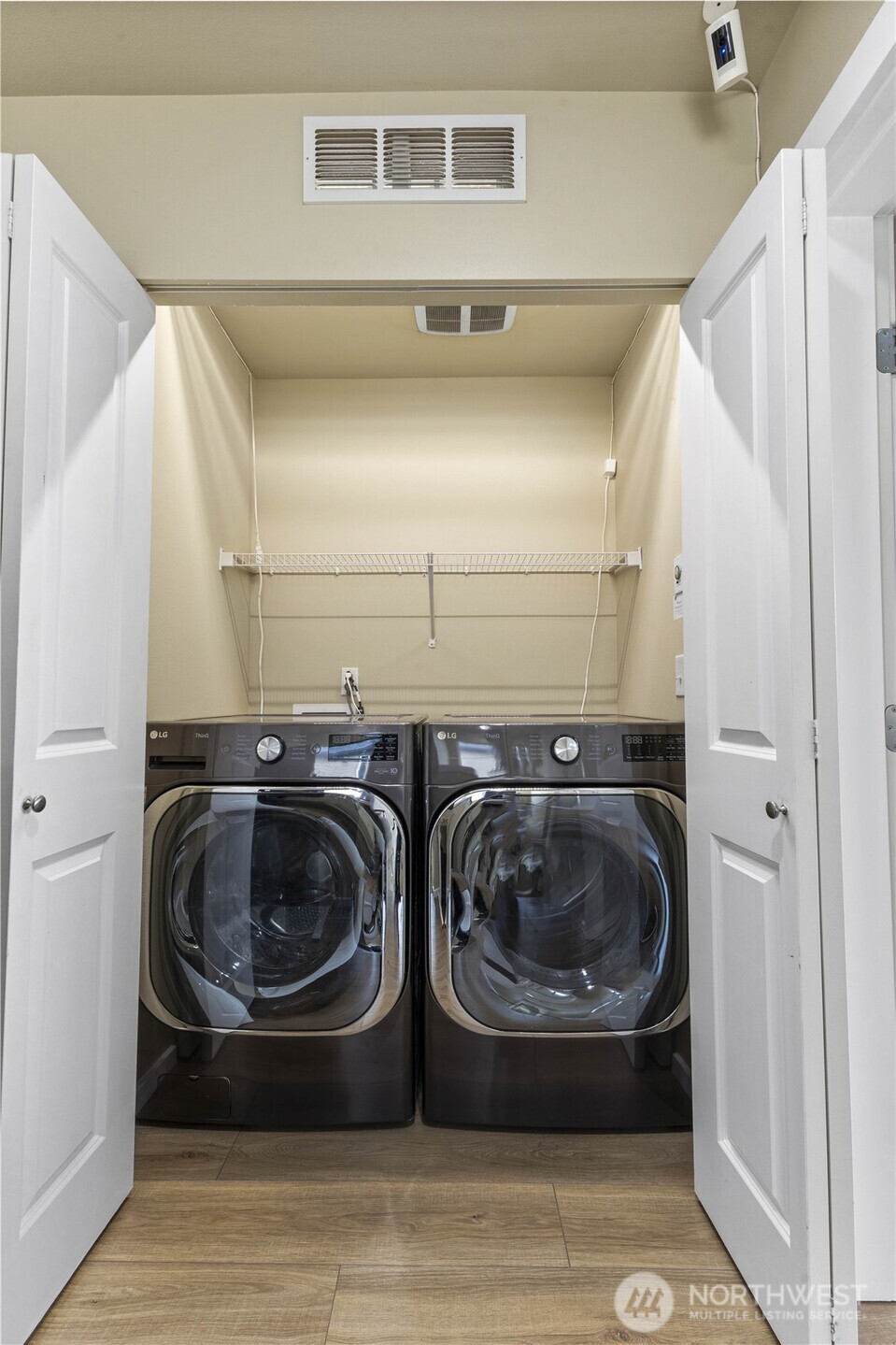 Washer & Dryer located on 2nd floor.  W/D not included in sale