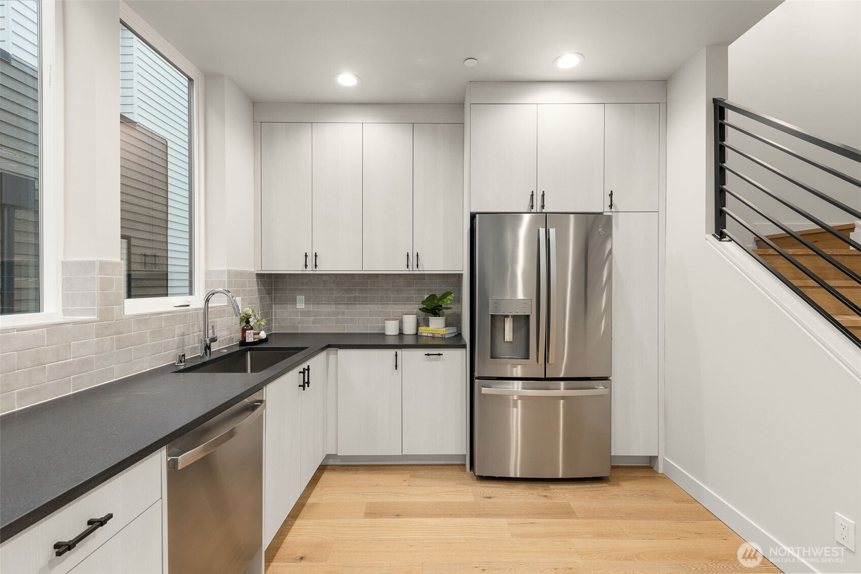 Bright and functional layout with high-end finishes that elevate the daily culinary experience