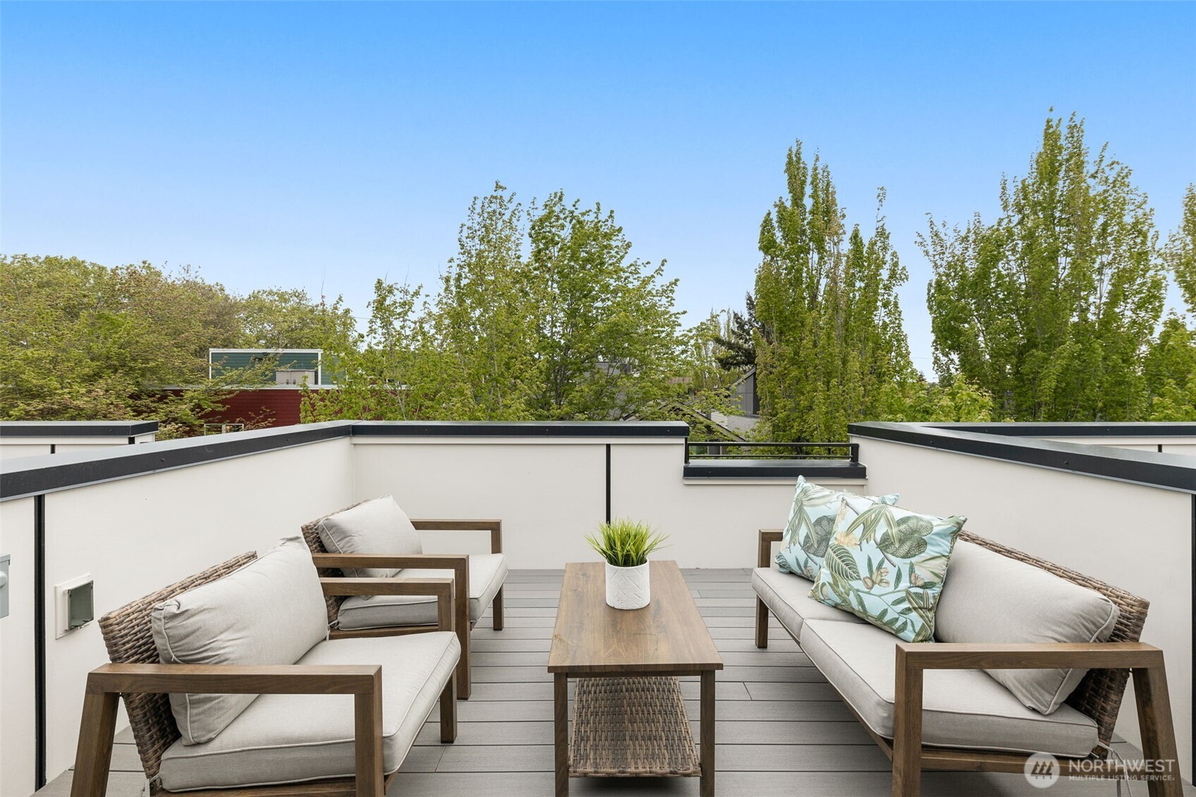 Enjoy breathtaking territorial views on your rooftop deck