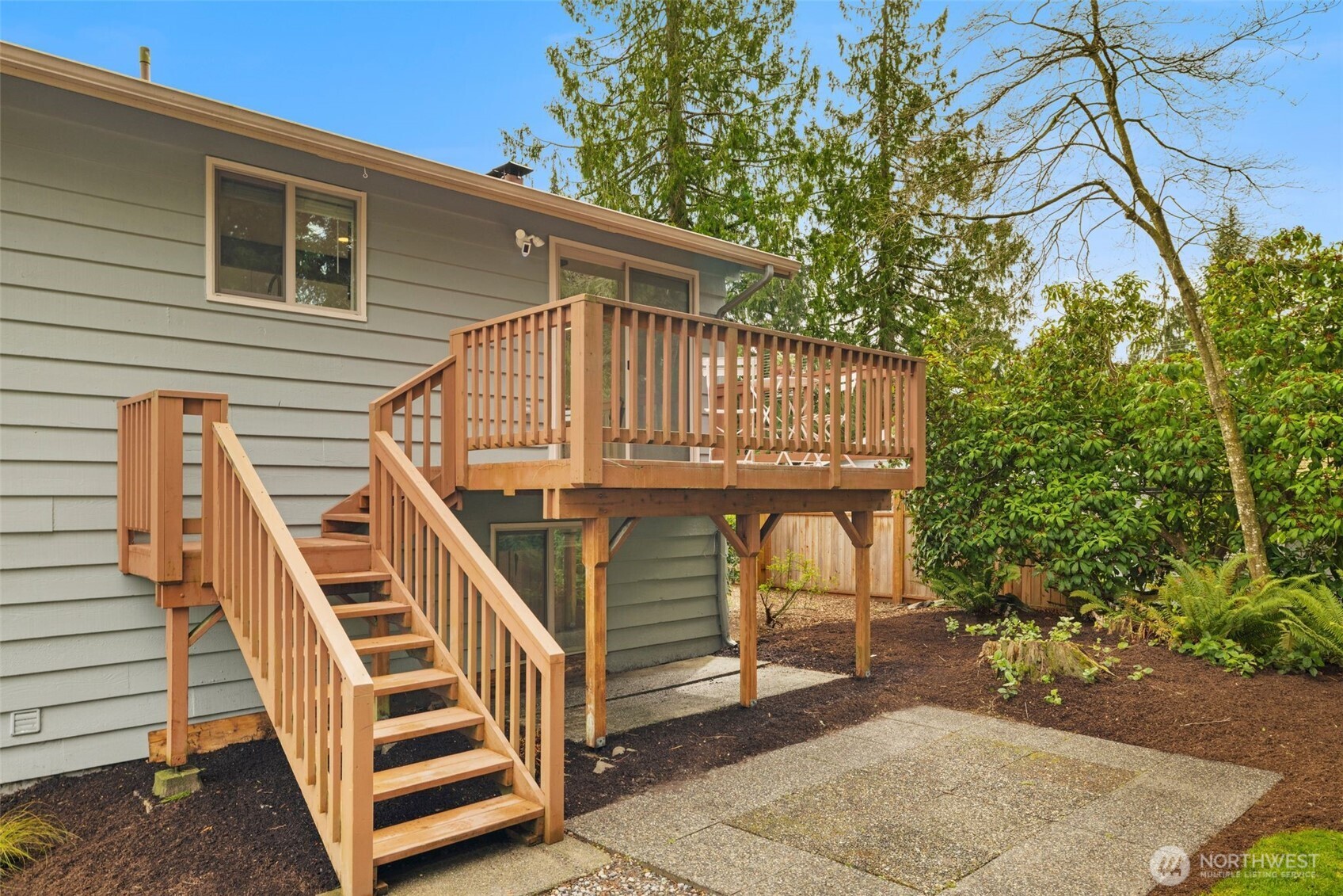 Back Deck with Stairs