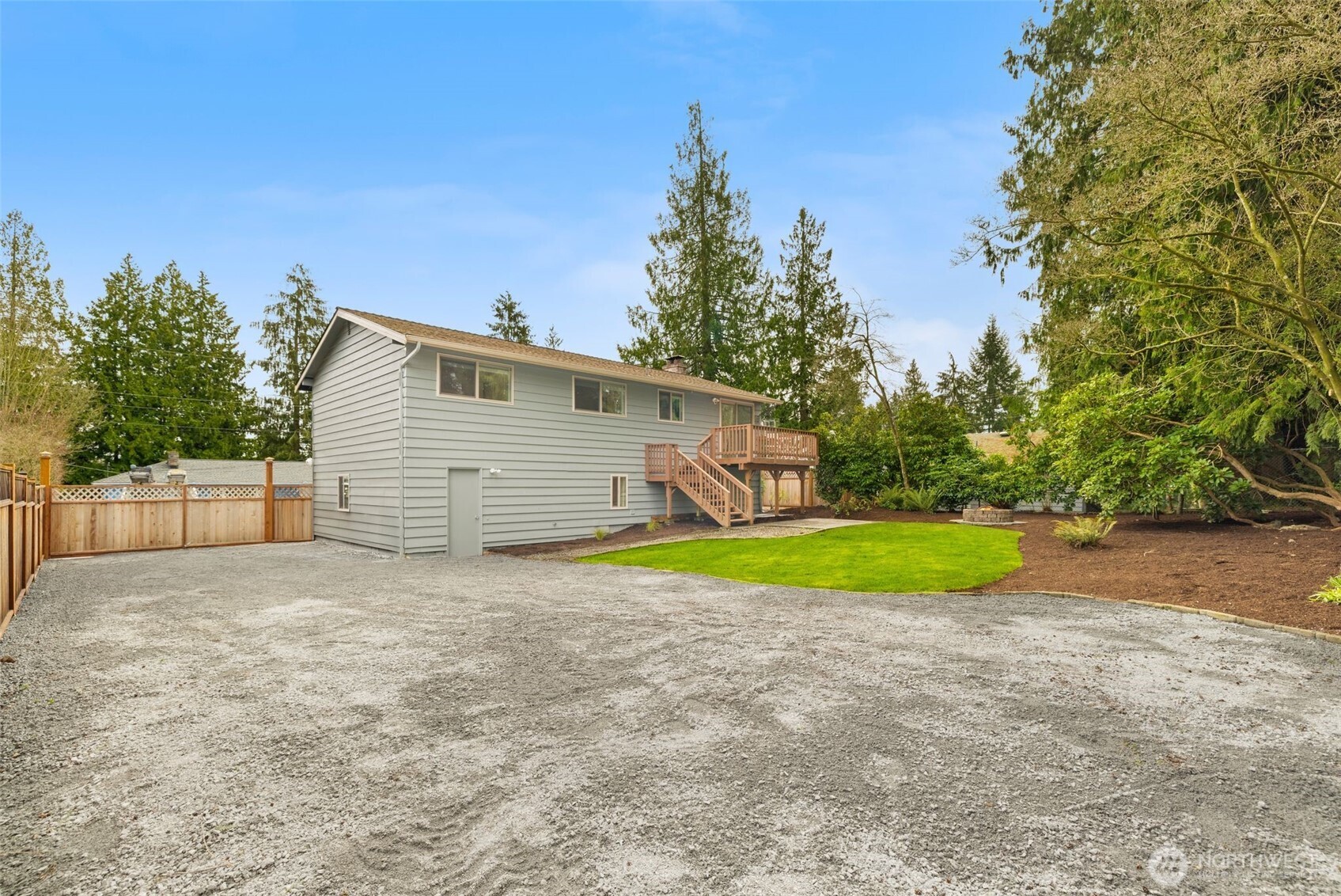 Backyard with Parking