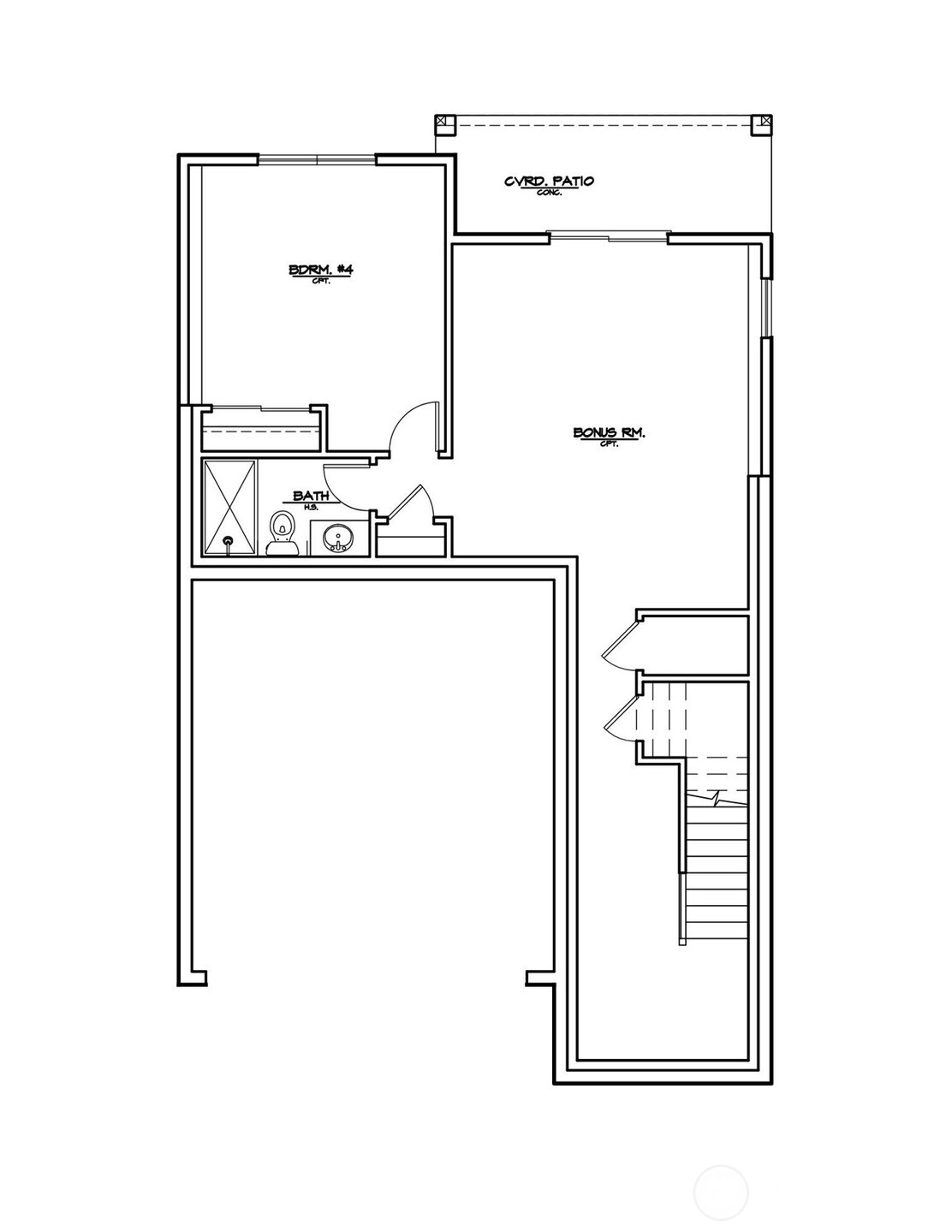 Daylight / walk-out basement