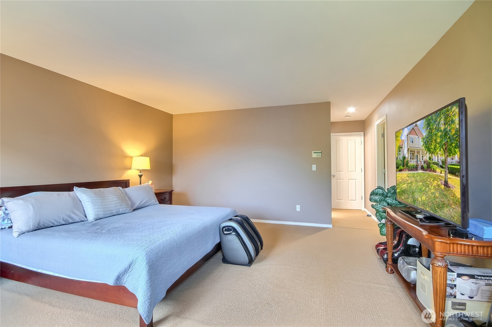 Primary bedroom view 1