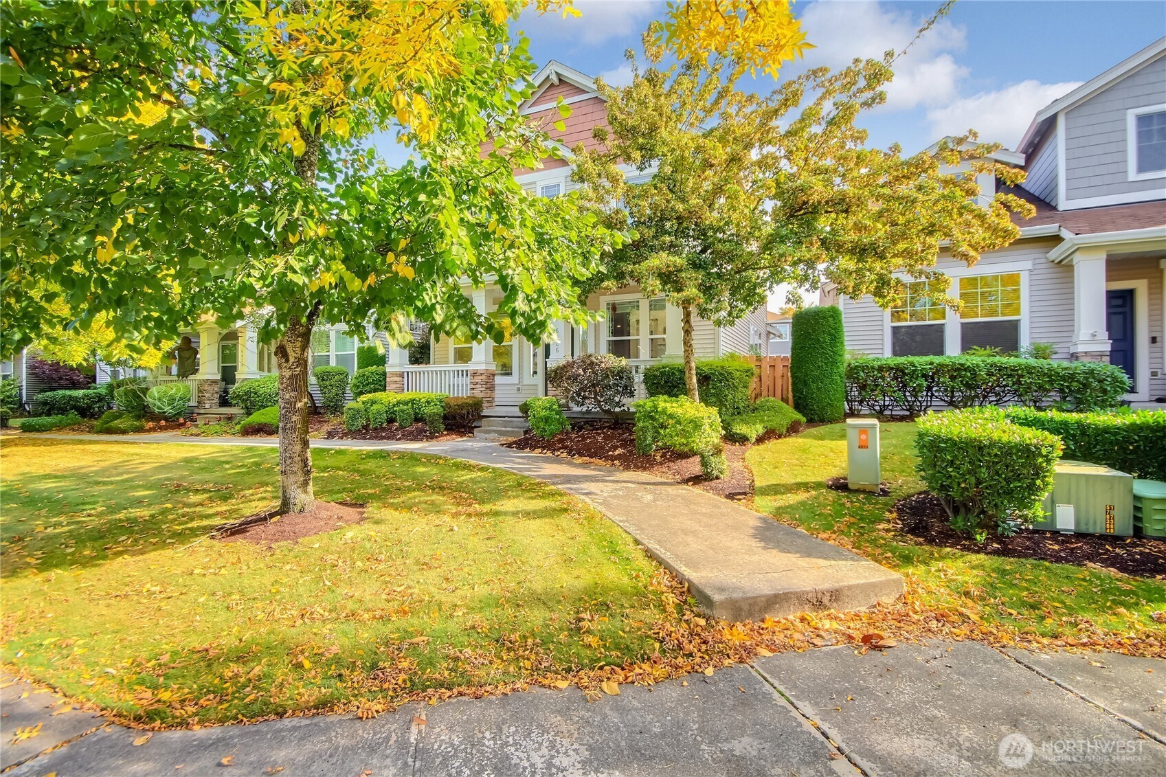 Walk path to the house from street parking