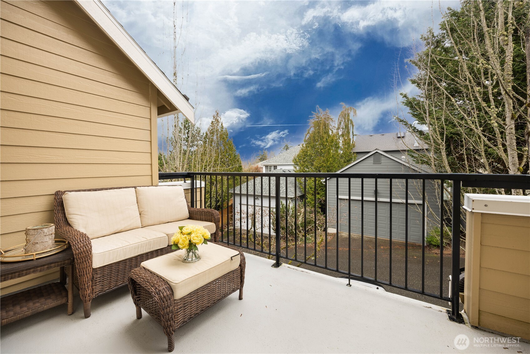 Private balcony.