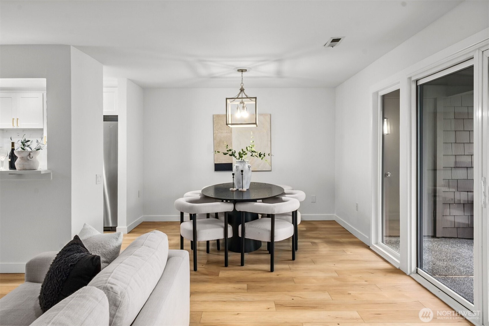 A generously sized dining space designed to fit a table of any size, where laughter echoes, intimate moments are shared, and memories are made.