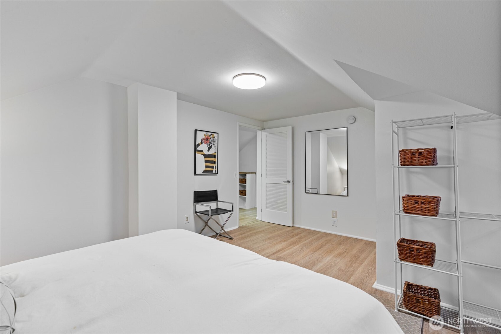 Second upstairs bedroom, large enough for a king sized bed