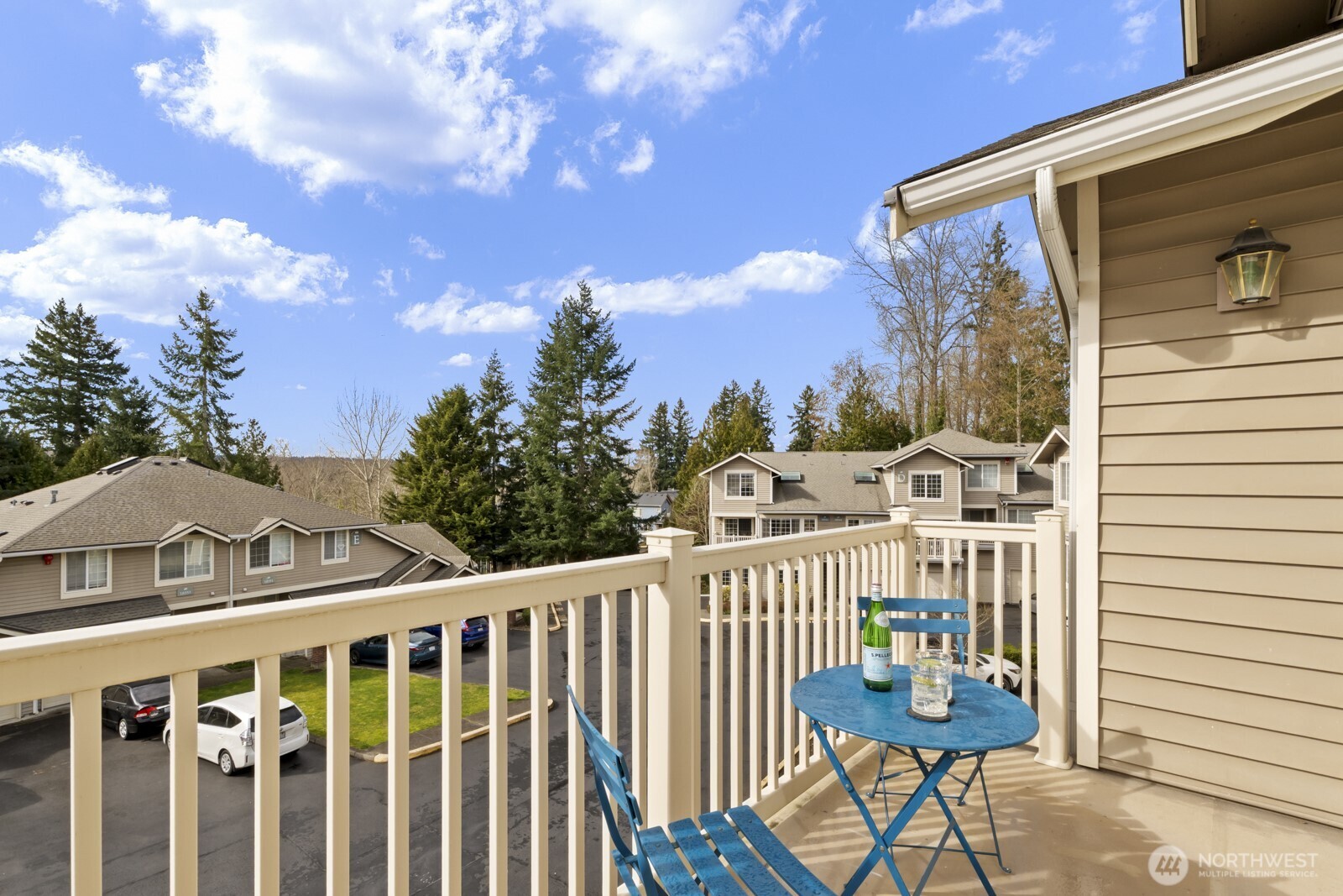 Relax with a good book and a happy hour beverage on your private deck while taking in sunset colors and songbirds all around you.
