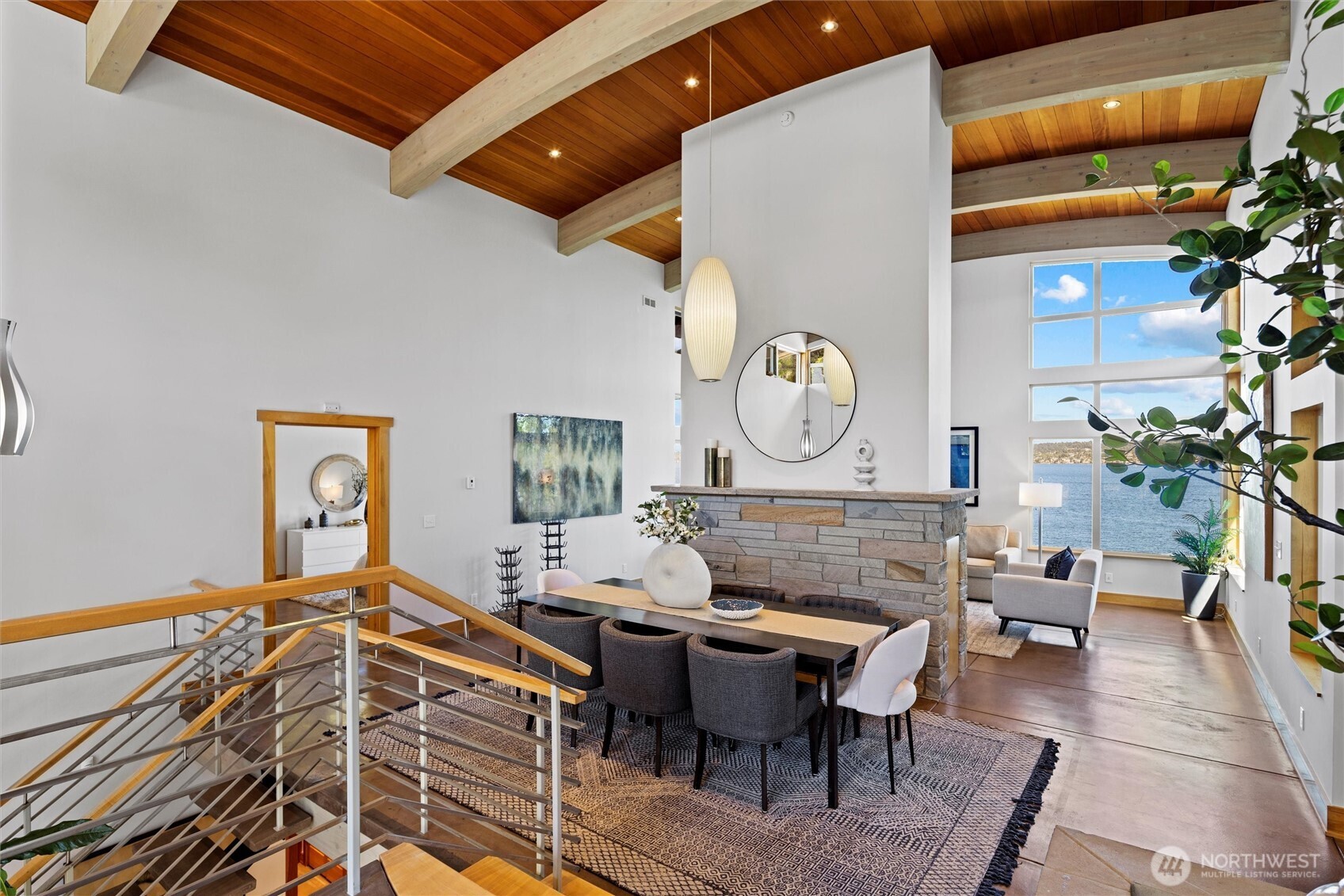 Open and light filled custom 2000 built masterpiece features 5 view bedrooms and 5.5 baths.