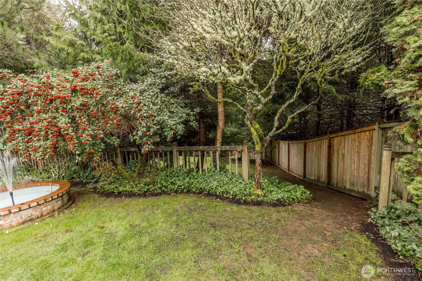 Take a few steps down this path and find yourself in your own private natural northwest wooded space