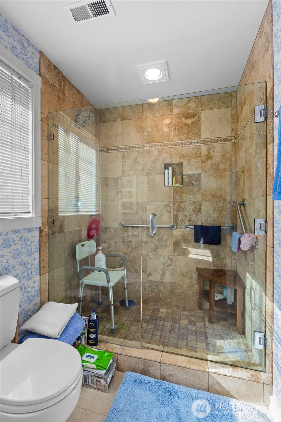 Primary walk-in closet.