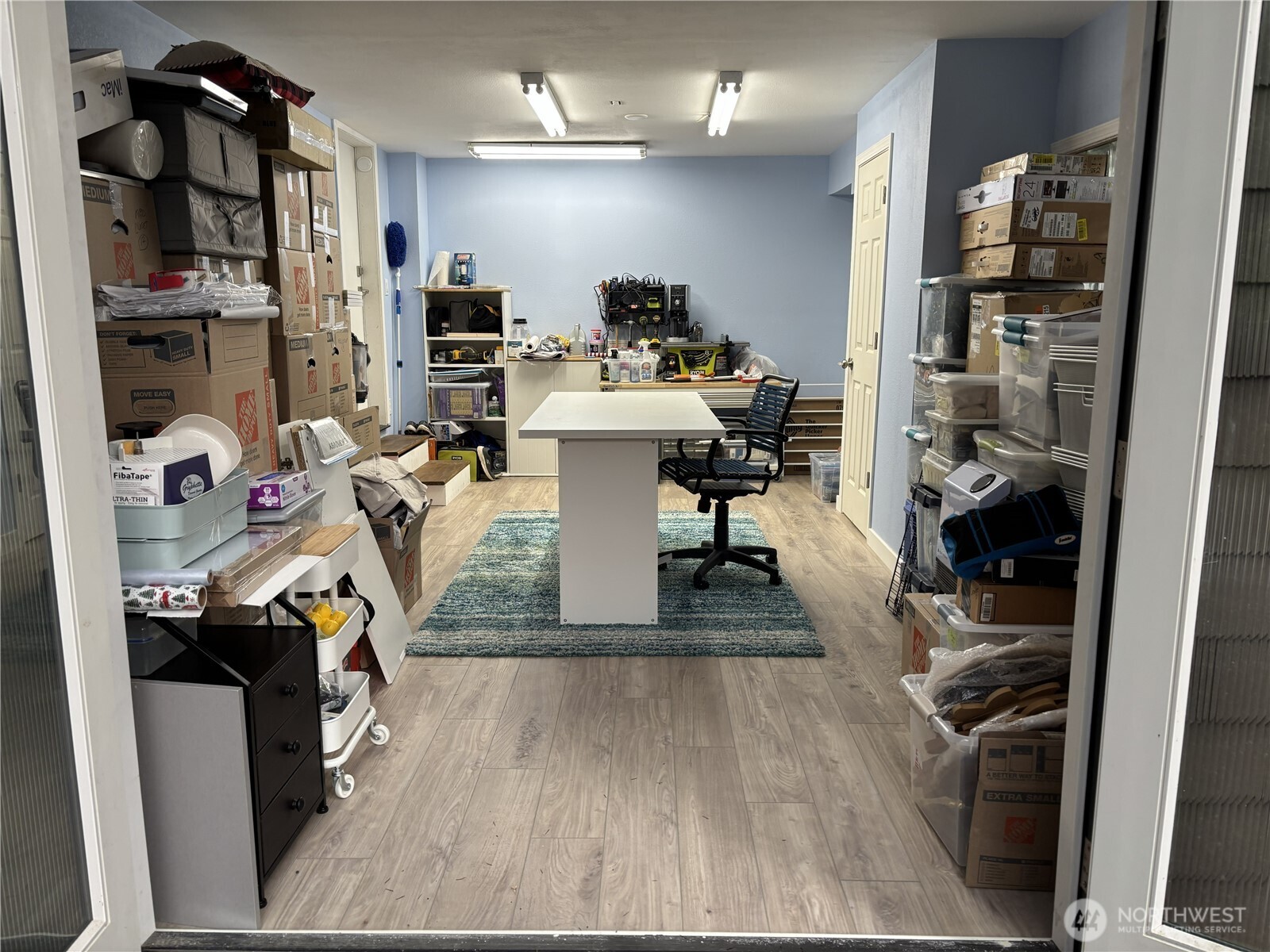 Converted Garage Workout Area, Storage/Bonus Space